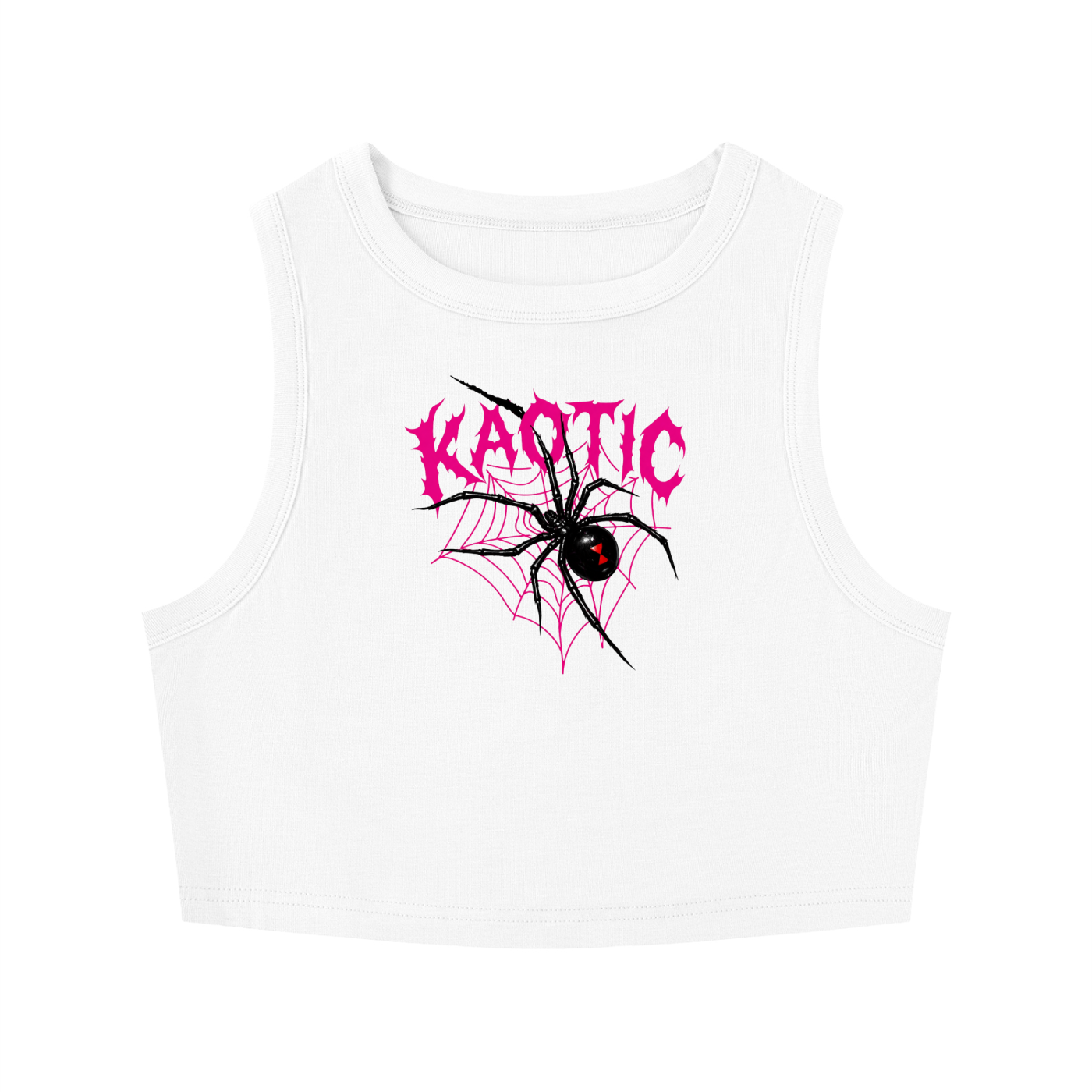 KAOTIC SPIDER CROP TANK TOP