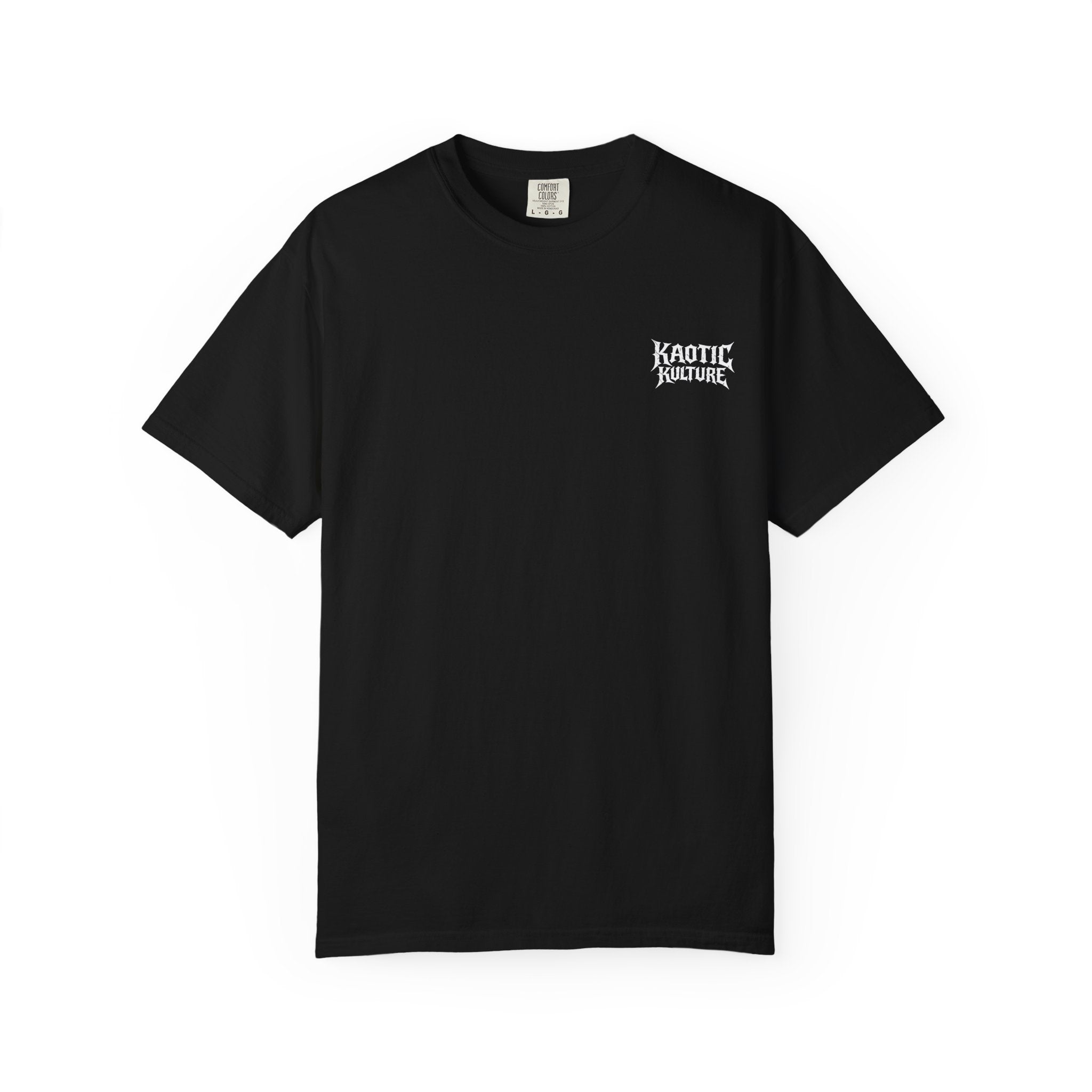 Kaotic Kulture Graphic T-Shirt — Small Chest Logo, Streetwear Tee