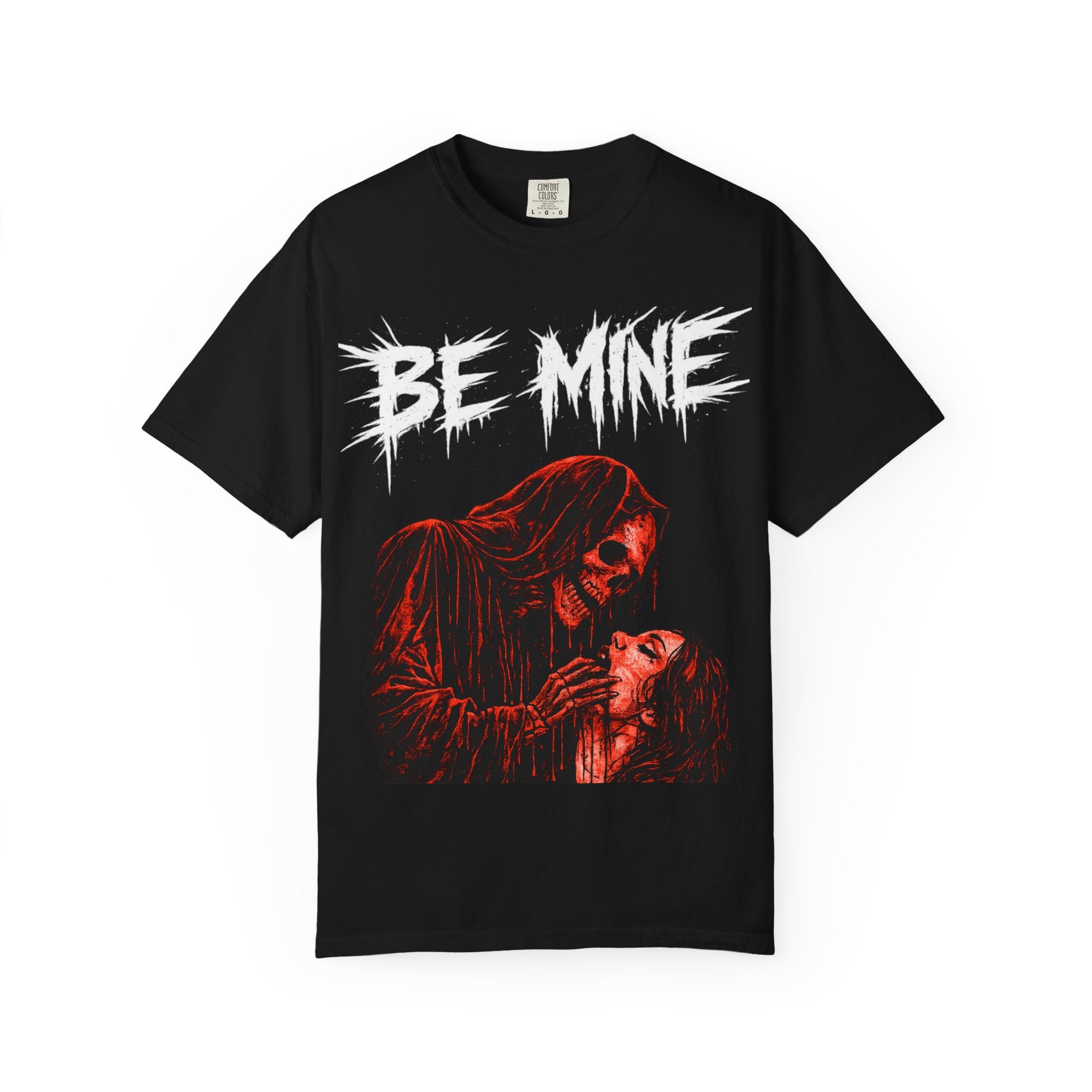 T-Shirt — 'Be Mine' Gothic Horror Couple Graphic Tee