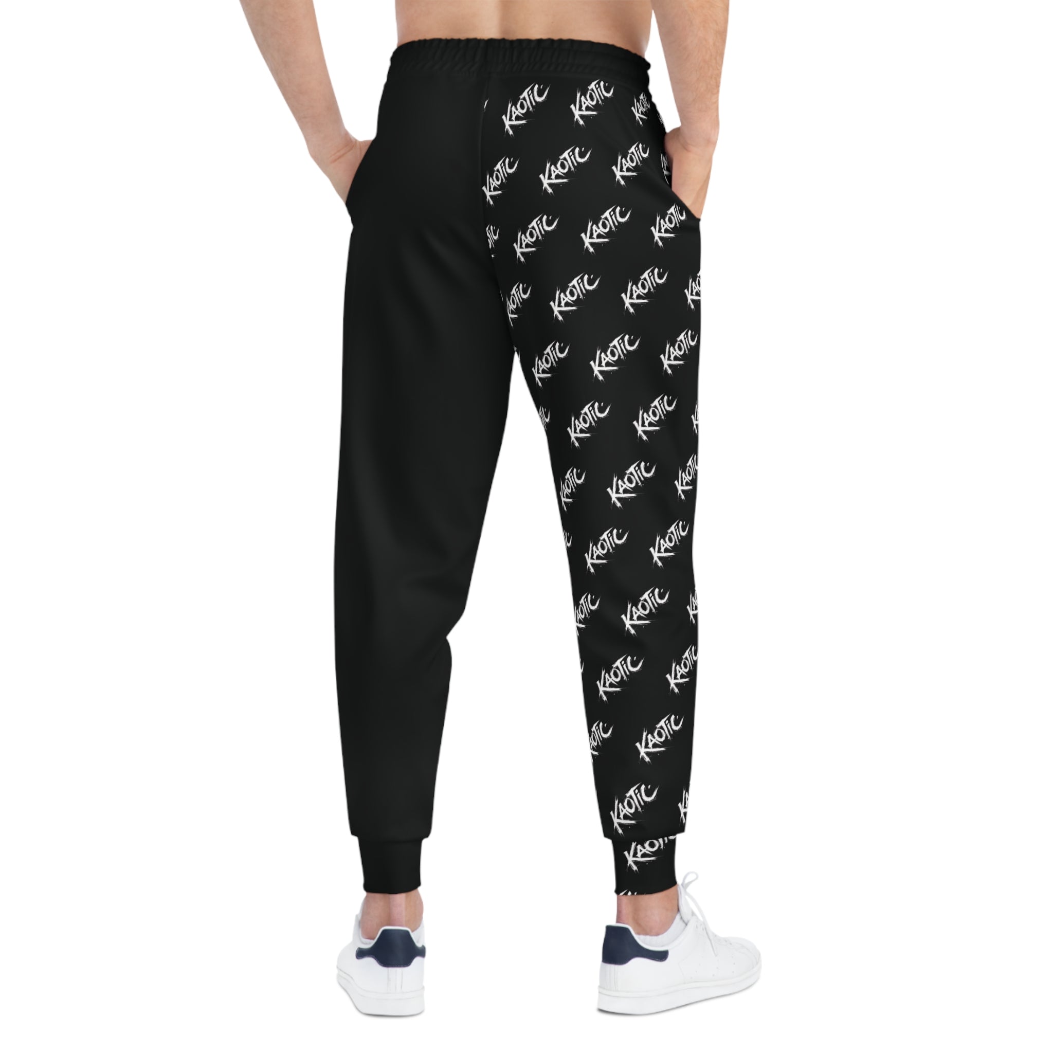 Kaotic Logo Joggers — Black Athletic Streetwear Sweatpants