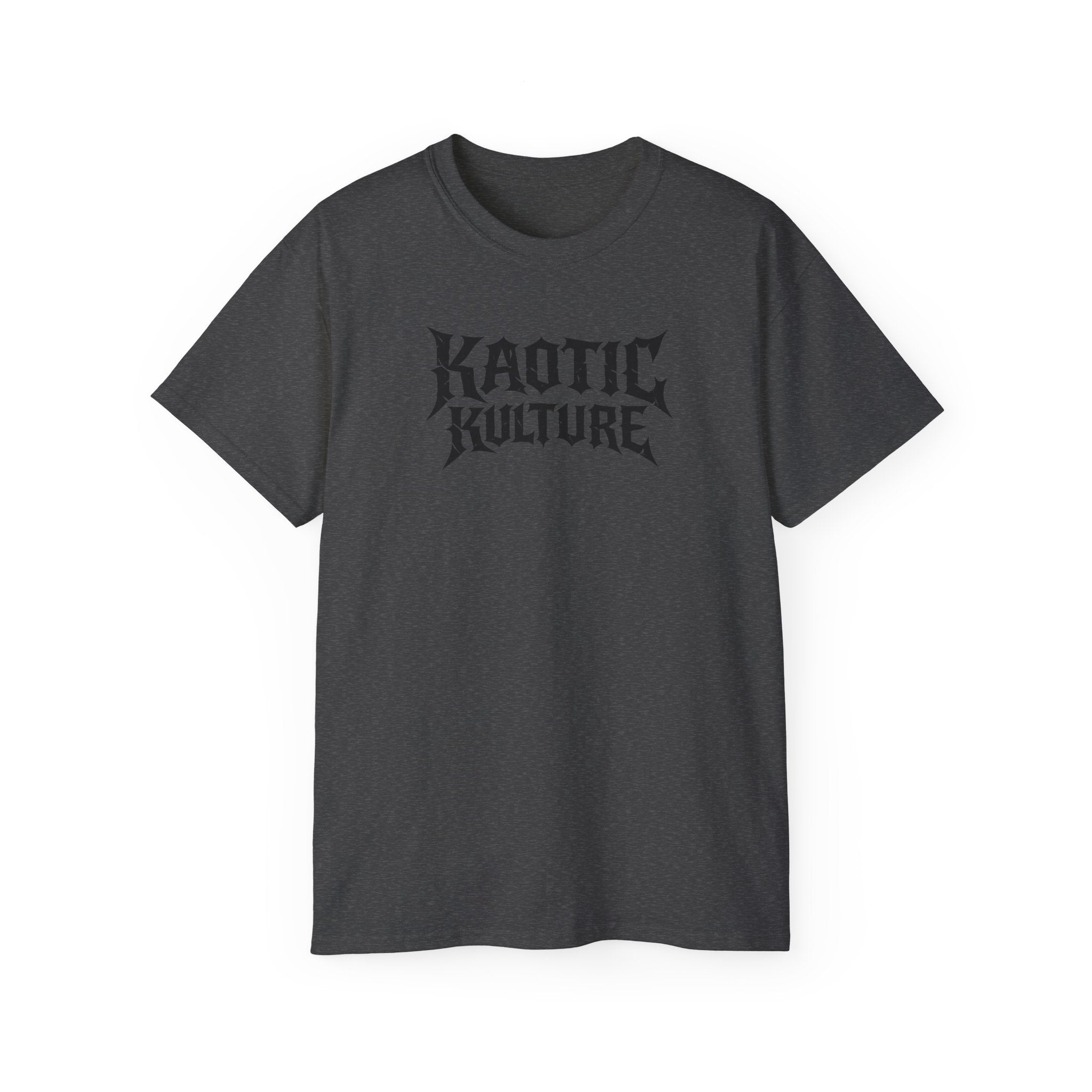 Khaotic Kulture Graphic Tee — Bold Metal-Inspired Logo Shirt