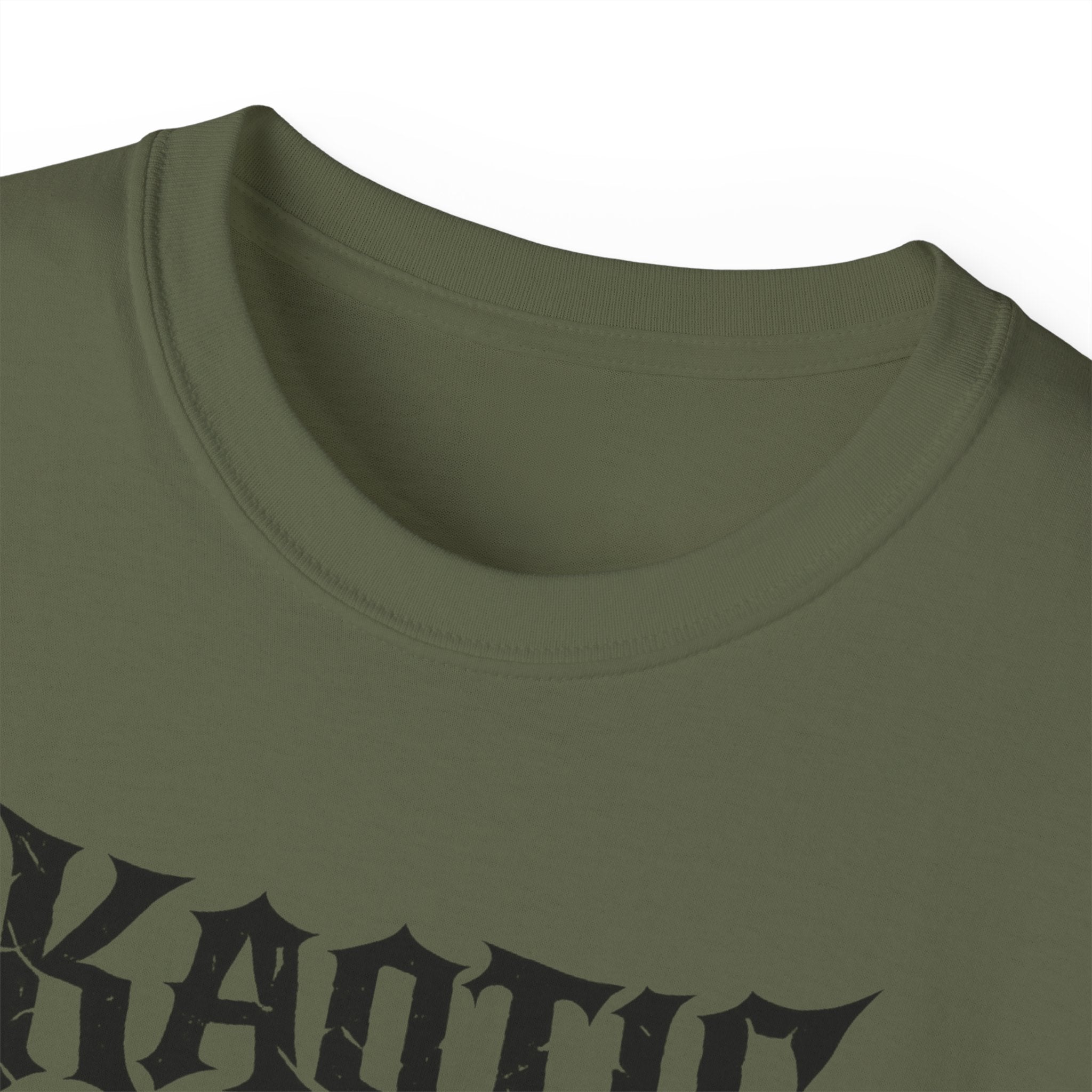 Khaotic Kulture Graphic Tee — Bold Metal-Inspired Logo Shirt