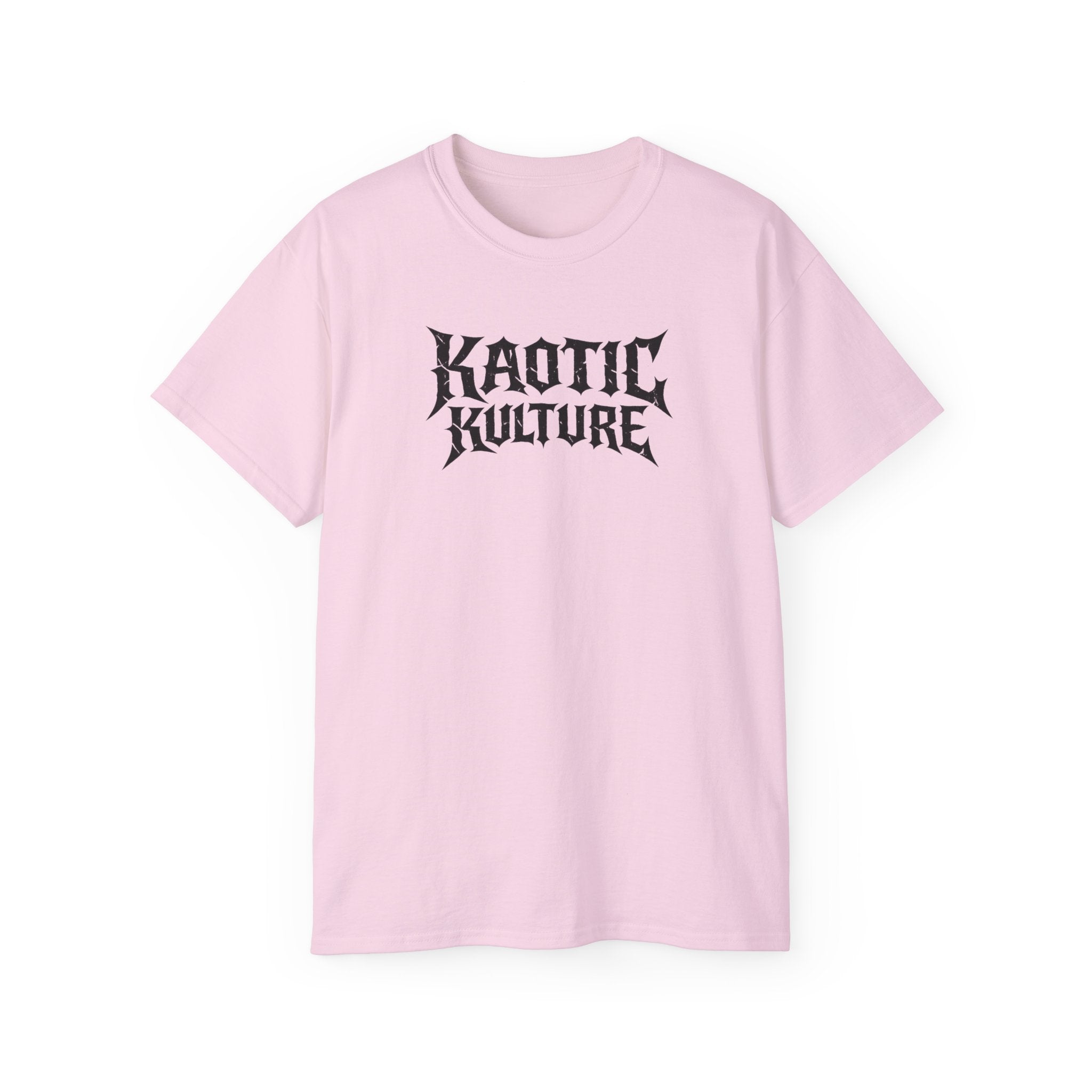 Khaotic Kulture Graphic Tee — Bold Metal-Inspired Logo Shirt