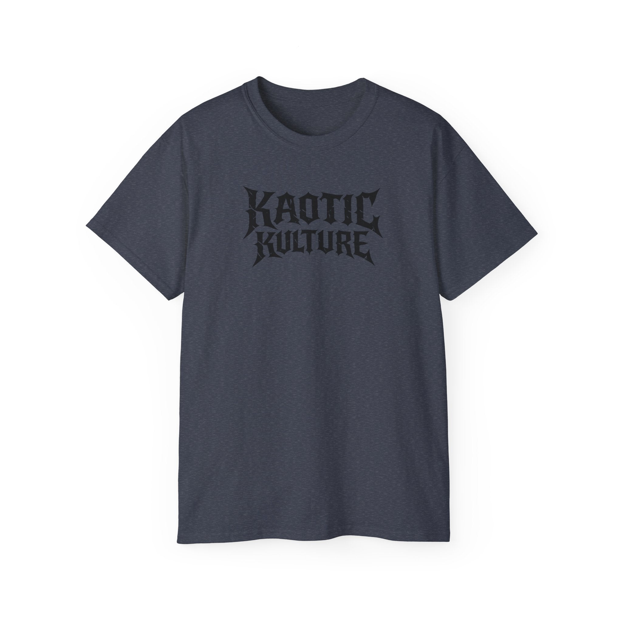Khaotic Kulture Graphic Tee — Bold Metal-Inspired Logo Shirt