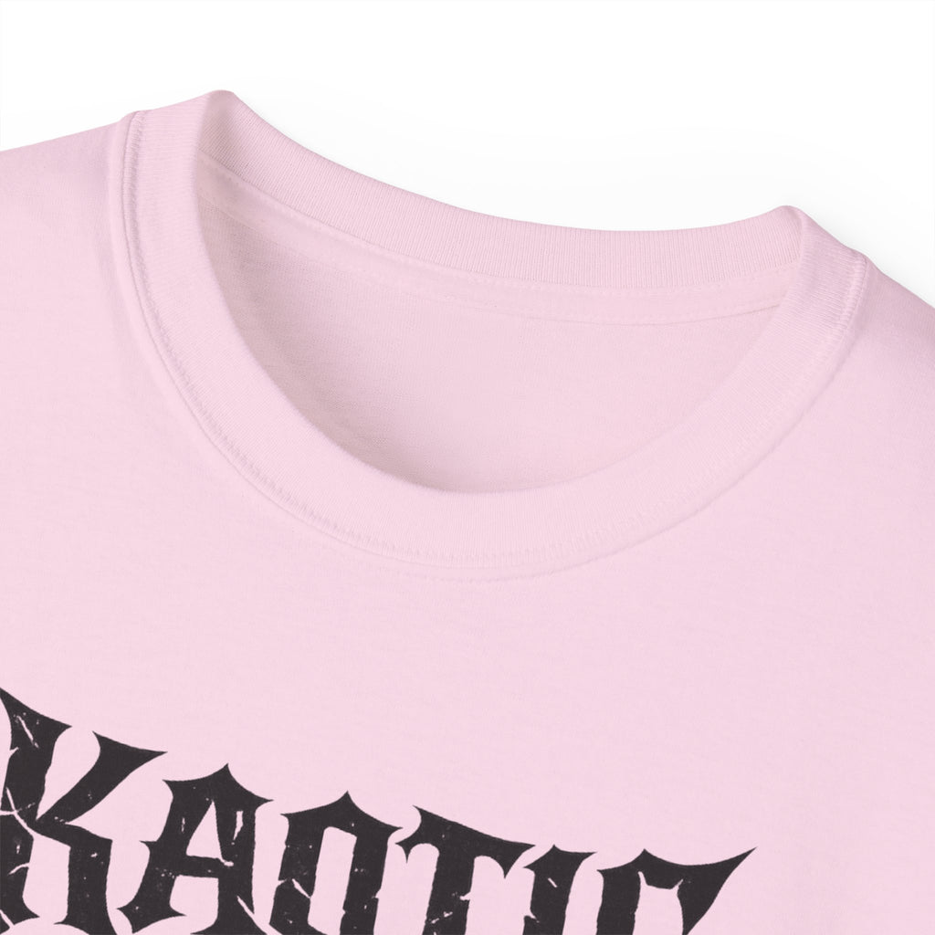 Khaotic Kulture Graphic Tee — Bold Metal-Inspired Logo Shirt