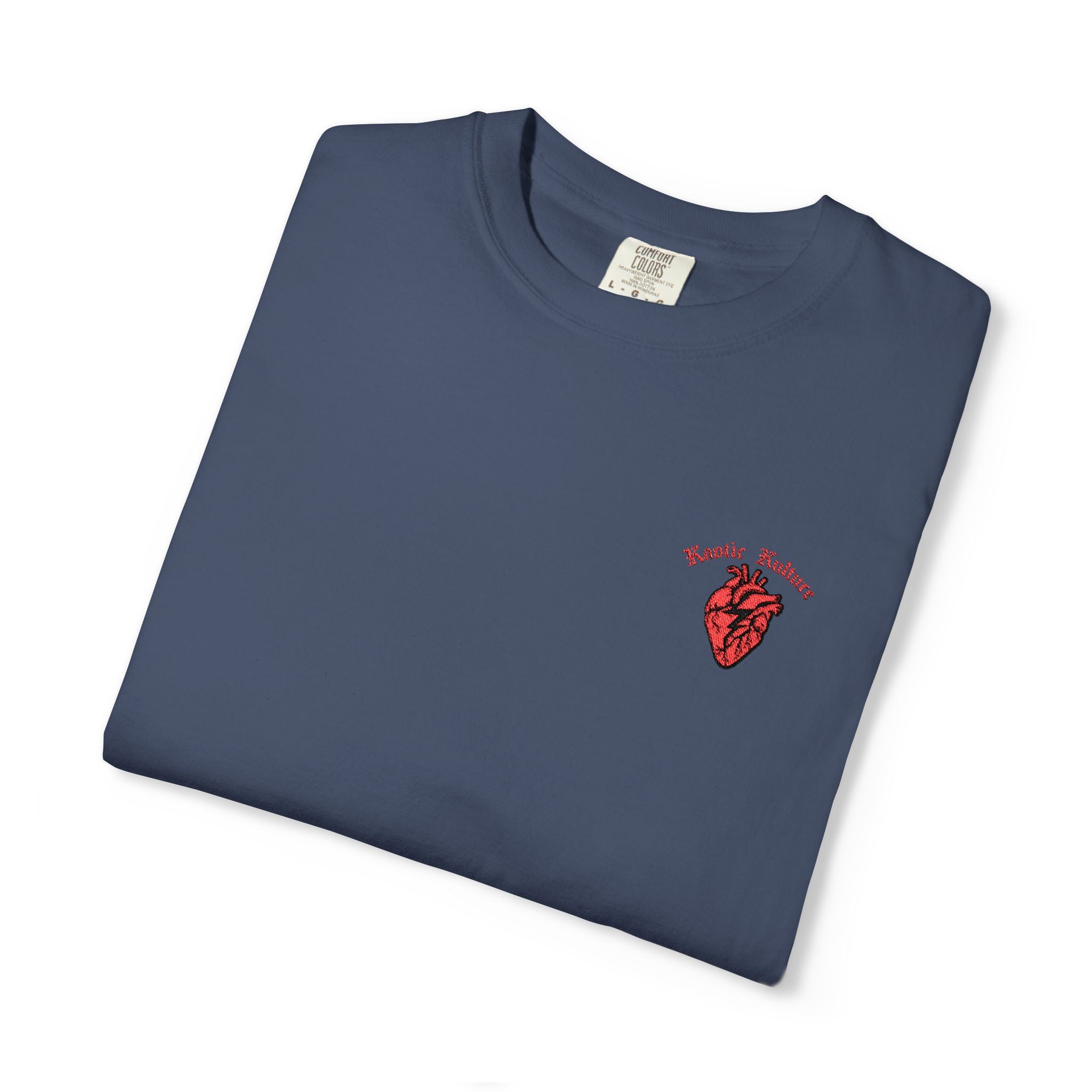 Embroidered Strawberry Heart T-Shirt