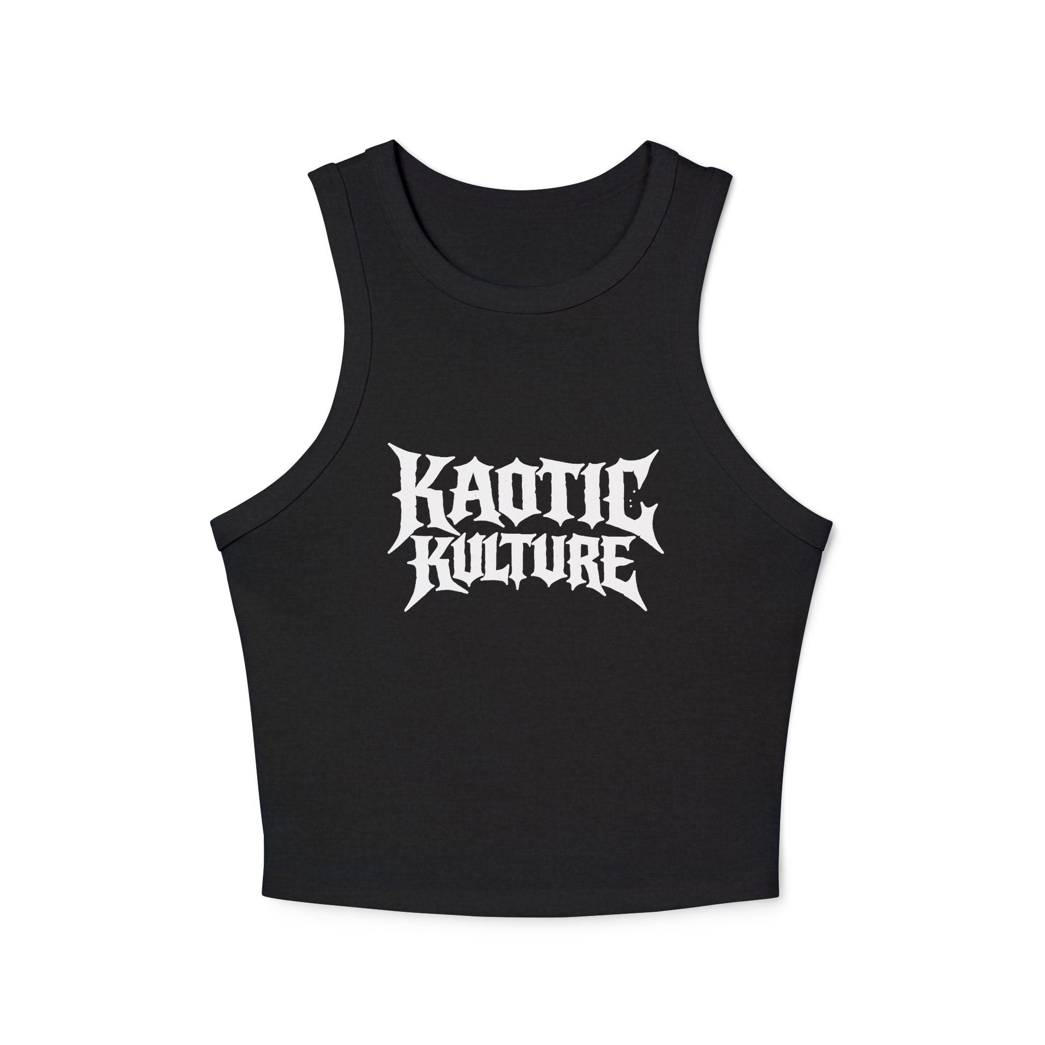 Tank Top — 'Kactic Kulture' Gothic Logo Crop