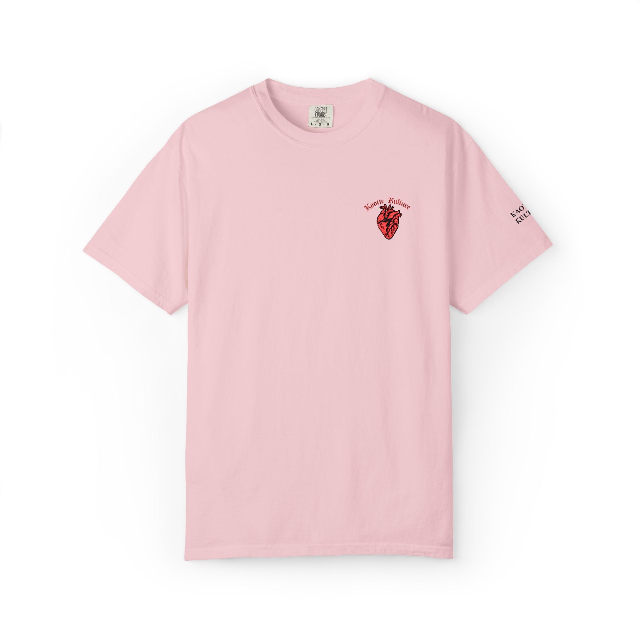 Embroidered Strawberry Heart T-Shirt