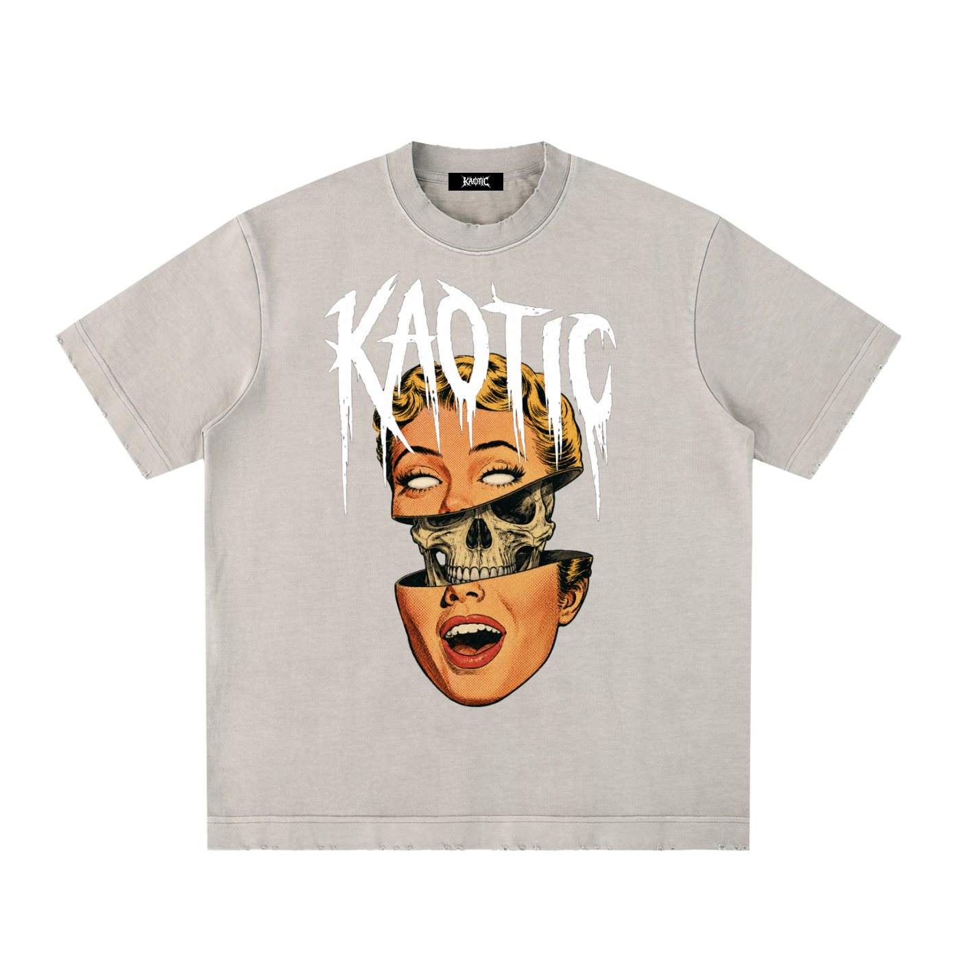 KAOTIC SKULL WOMAN T-SHIRT
