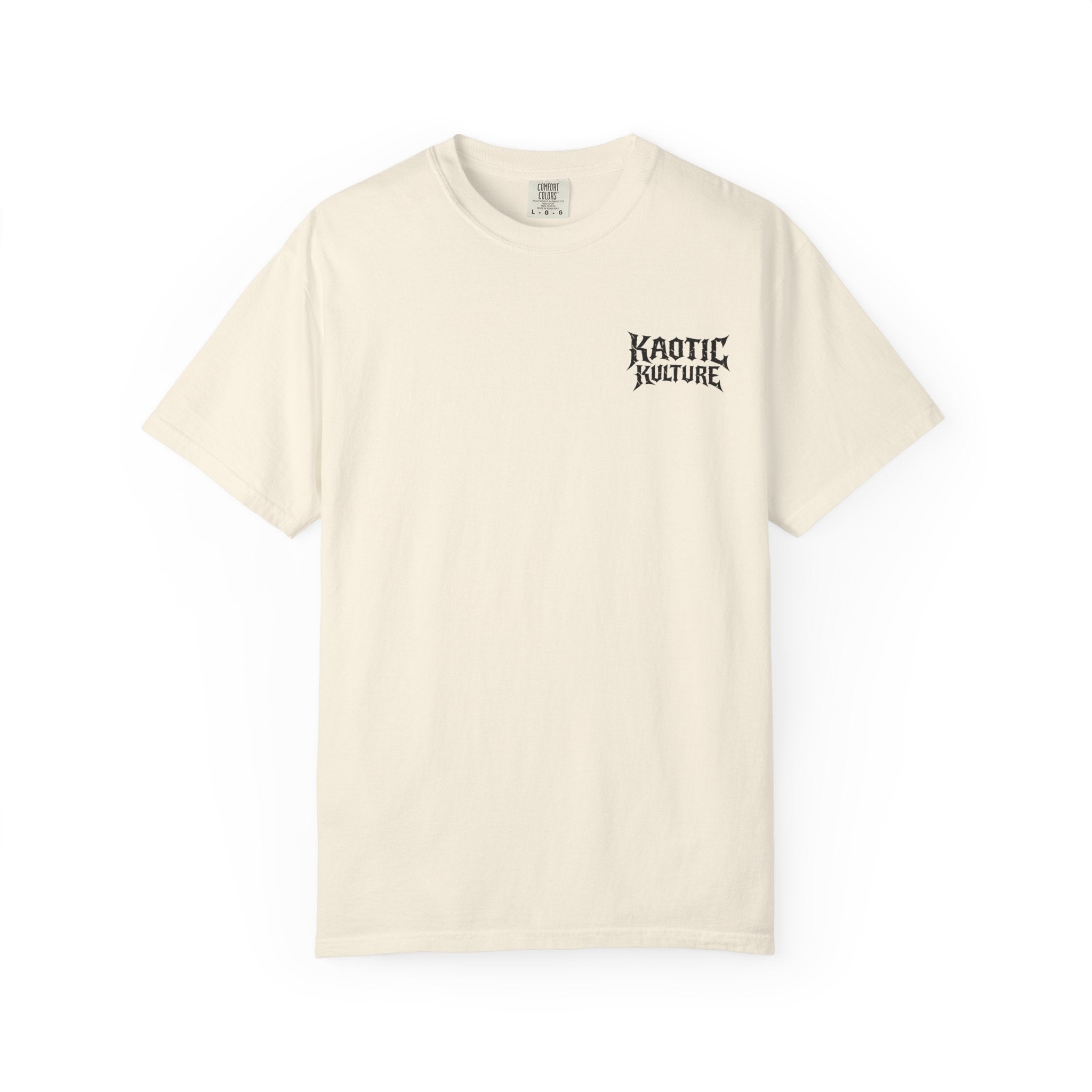 Kaotic Kulture Graphic T-Shirt — Small Chest Logo, Streetwear Tee