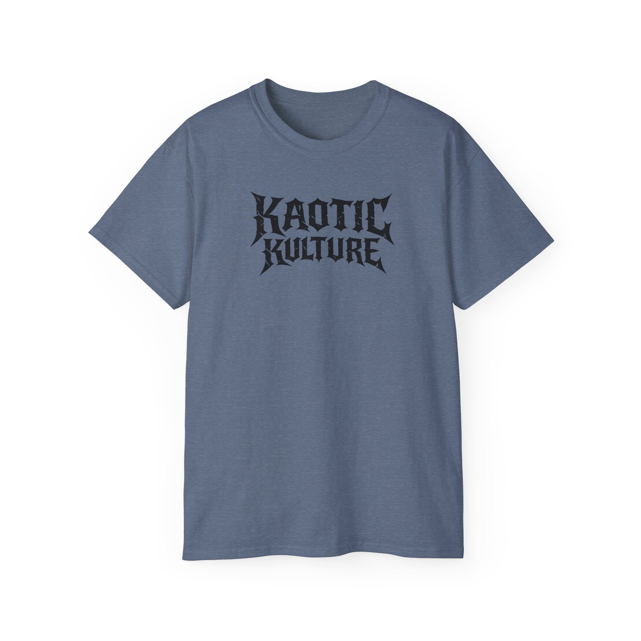 Khaotic Kulture Graphic Tee — Bold Metal-Inspired Logo Shirt