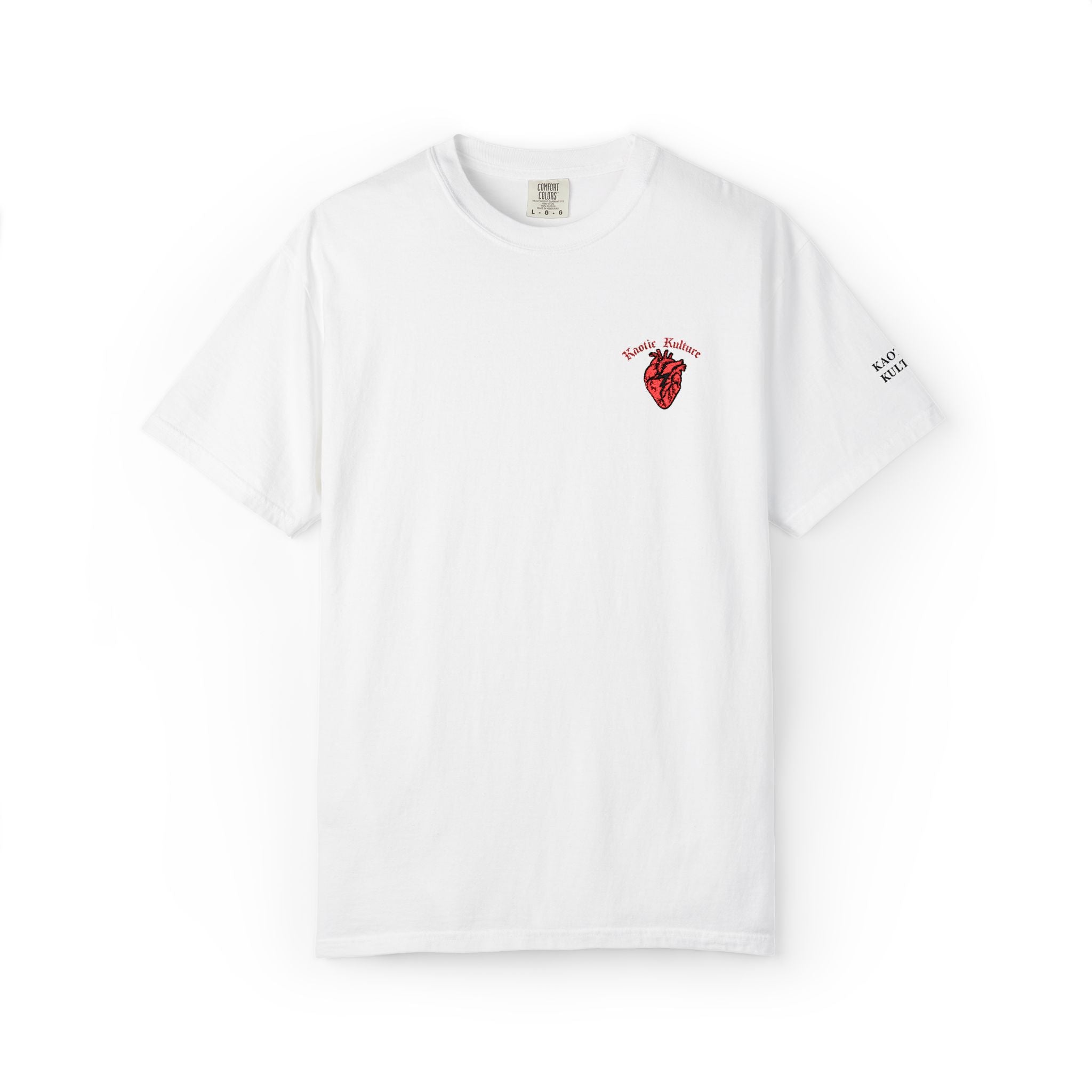 Embroidered Strawberry Heart T-Shirt