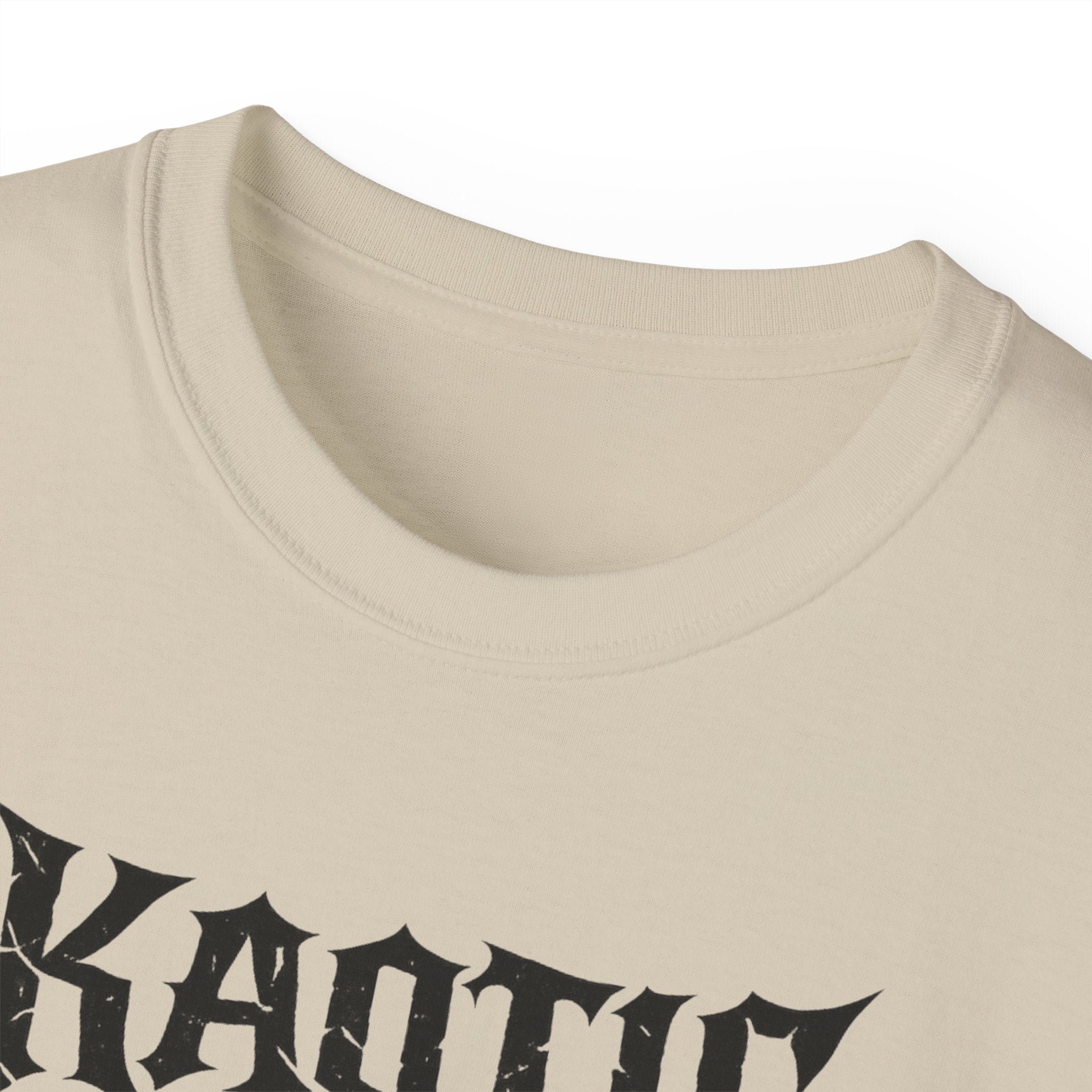 Khaotic Kulture Graphic Tee — Bold Metal-Inspired Logo Shirt