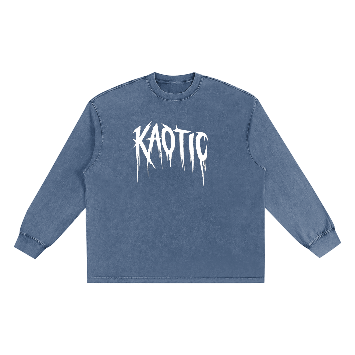 Snow Washed Frayed Edge T-Shirt