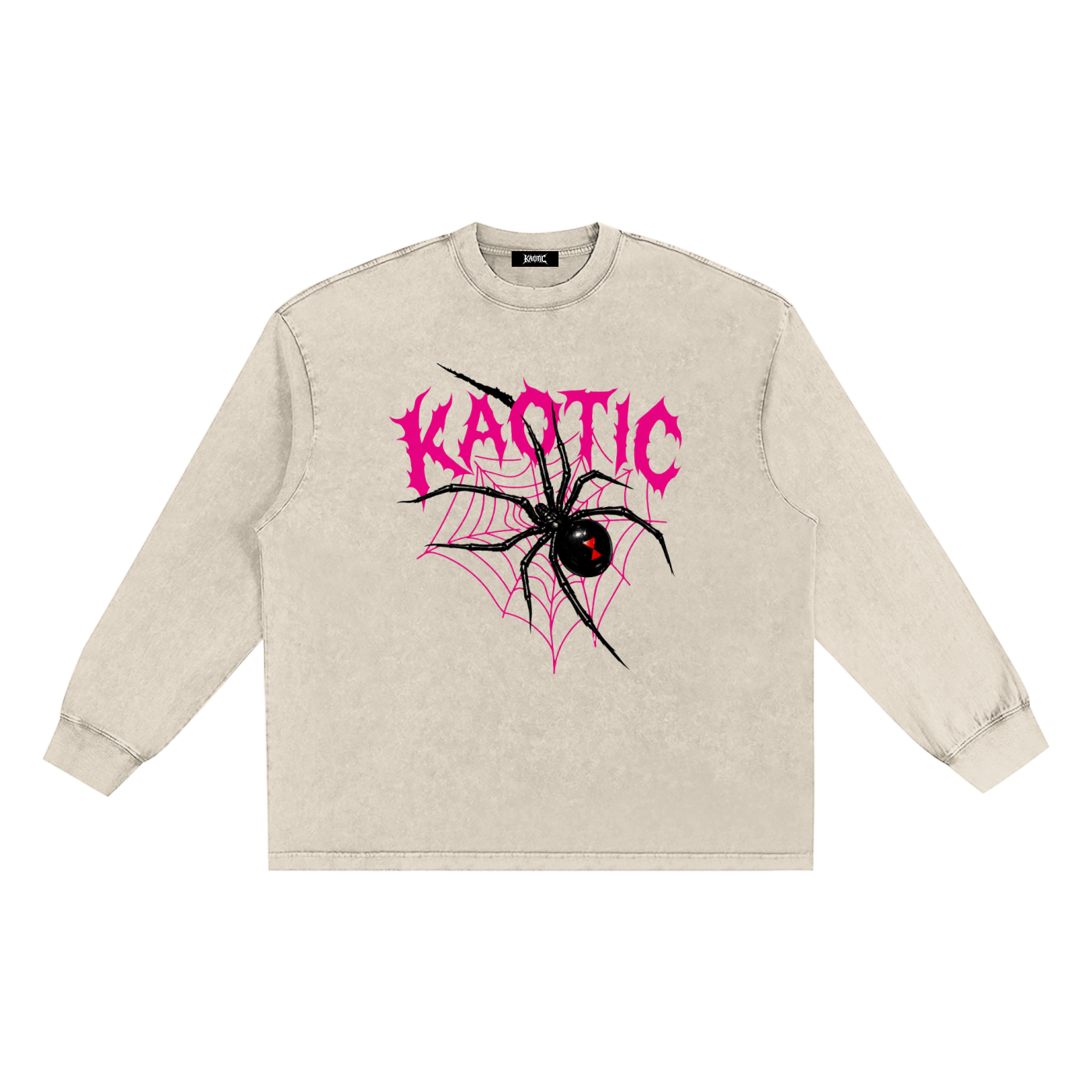 Snow Washed Frayed Edge T-Shirt