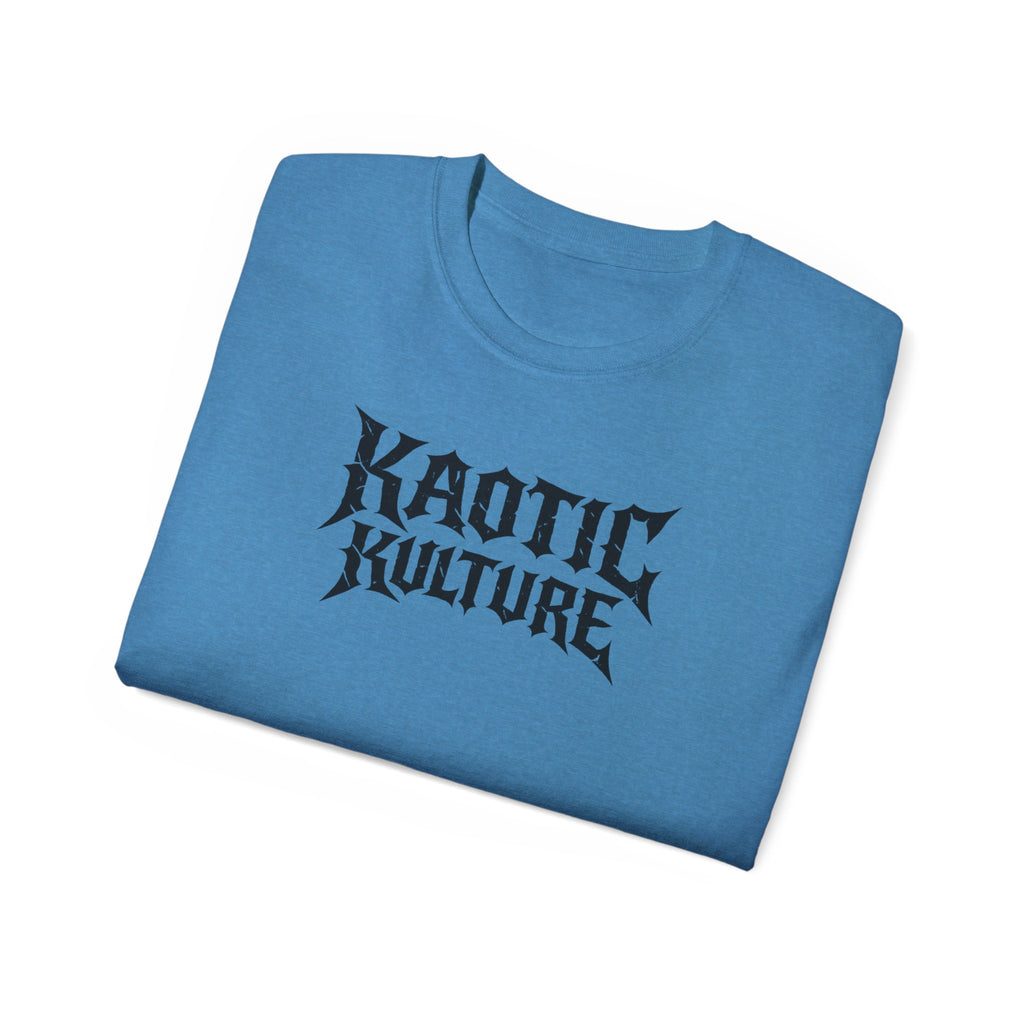Khaotic Kulture Graphic Tee — Bold Metal-Inspired Logo Shirt