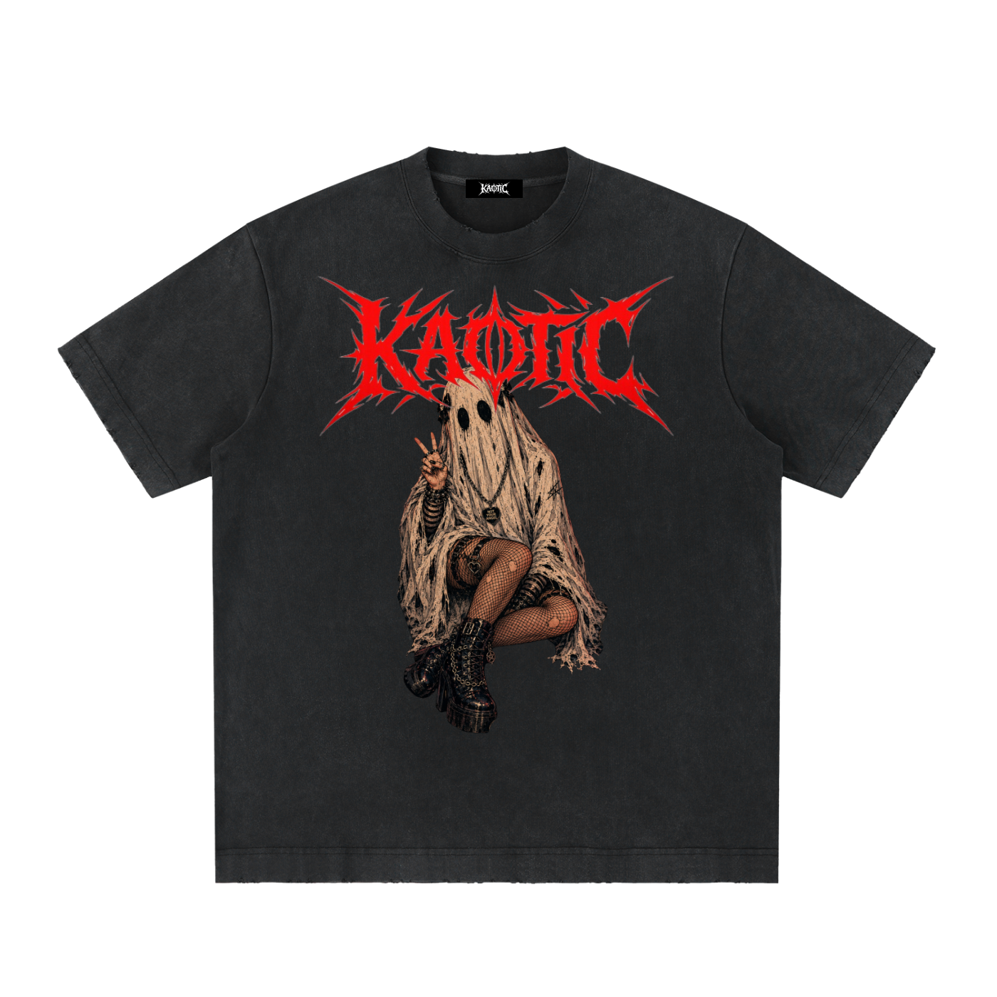 GOTH GHOST GIRL T-SHIRT