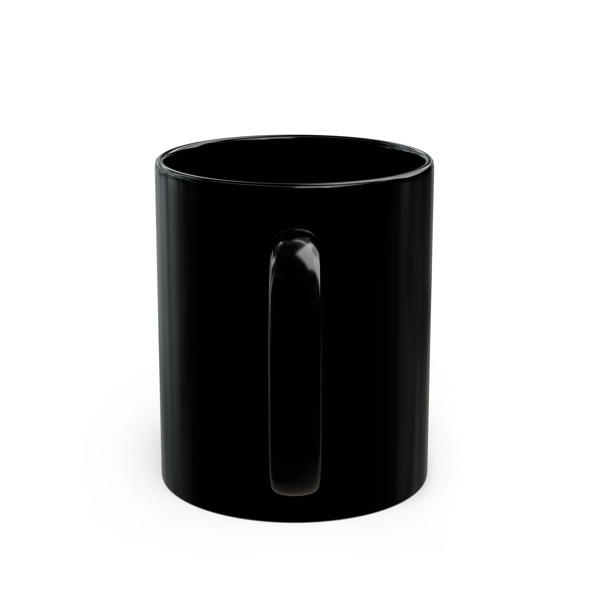 Kaotic Black Coffee Mug — Gothic Drip Logo Ceramic Mug (11oz & 15oz)