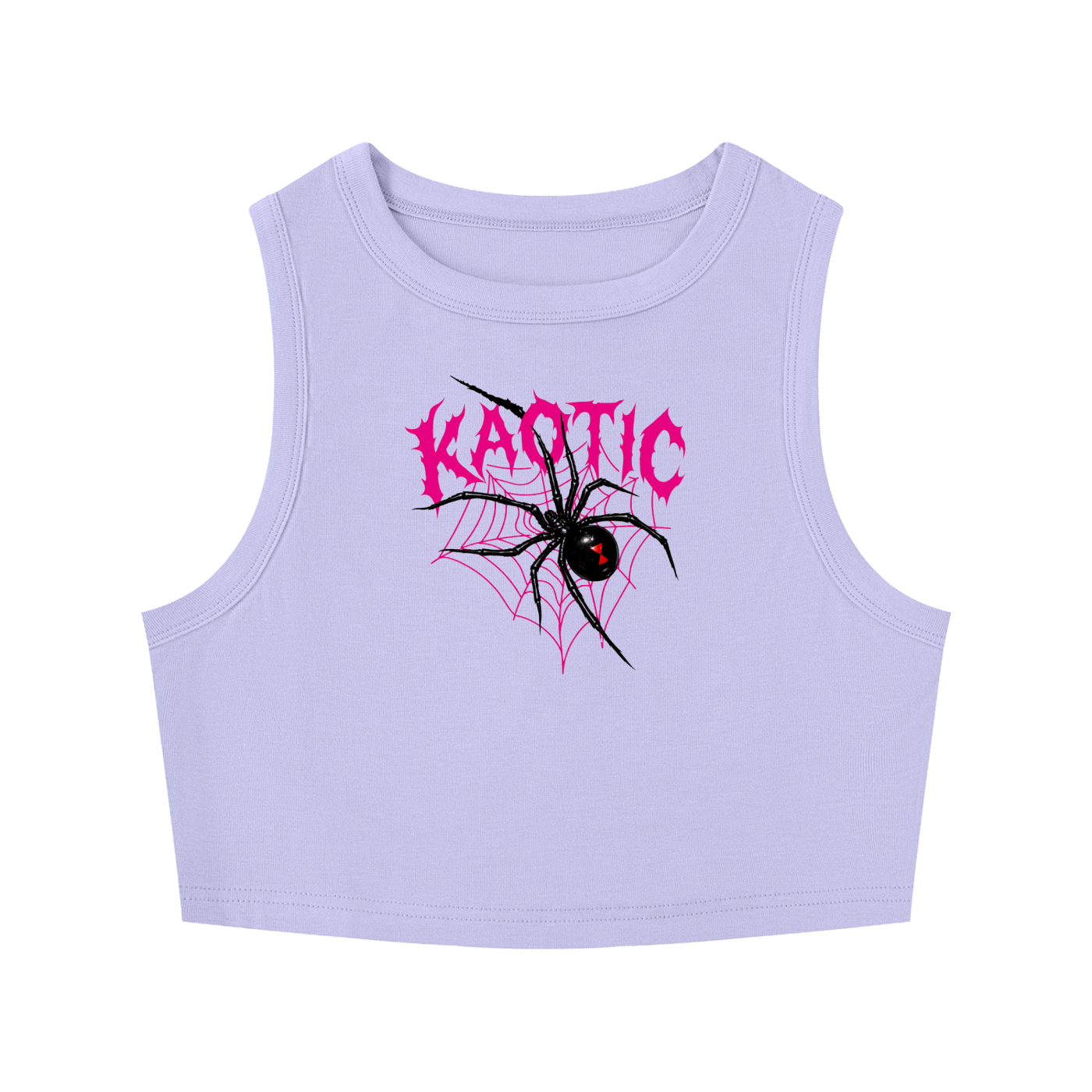 KAOTIC SPIDER CROP TANK TOP