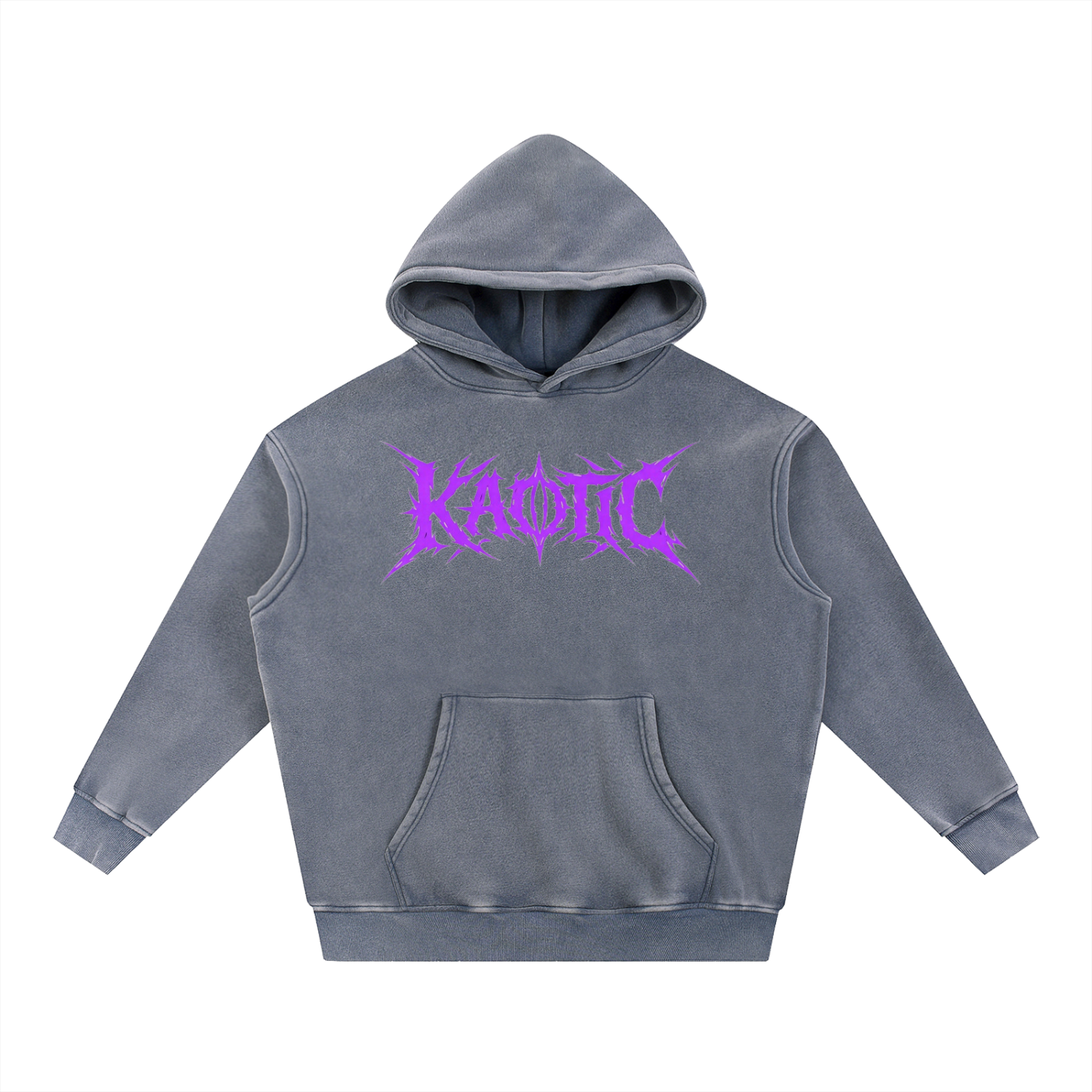 Snow Wash Fleece Oversize Hoodie