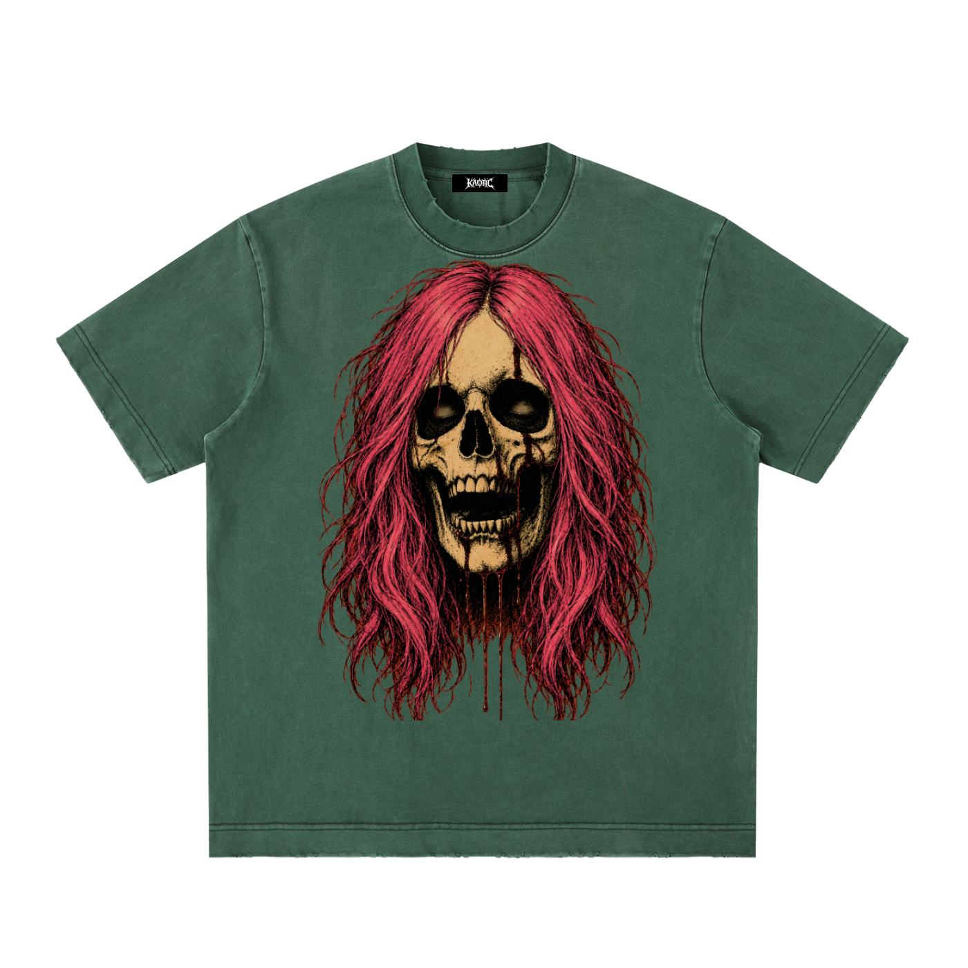 PINK HAIR SKULL
