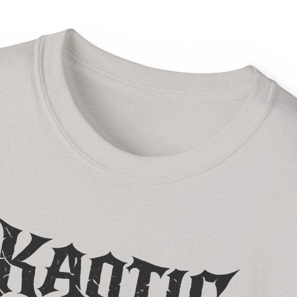 Khaotic Kulture Graphic Tee — Bold Metal-Inspired Logo Shirt