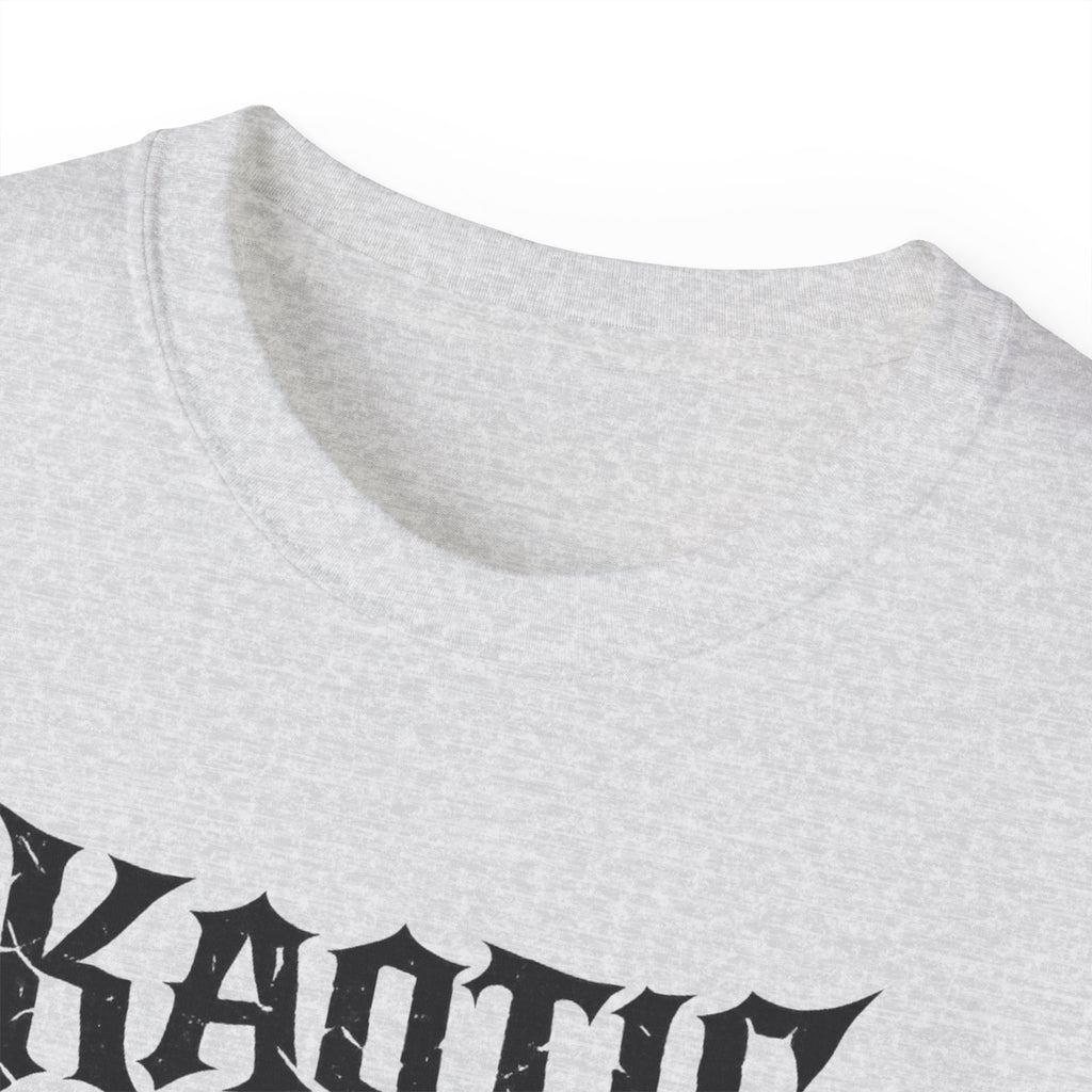 Khaotic Kulture Graphic Tee — Bold Metal-Inspired Logo Shirt