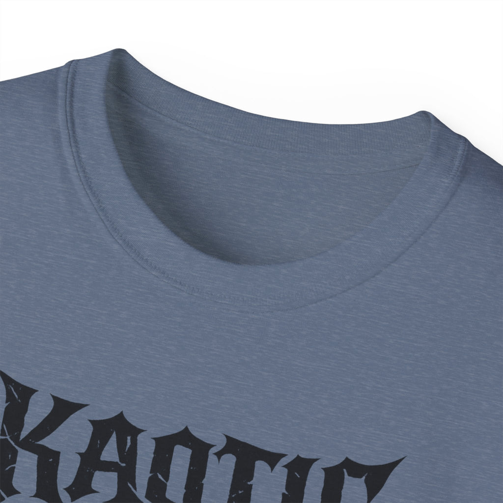 Khaotic Kulture Graphic Tee — Bold Metal-Inspired Logo Shirt