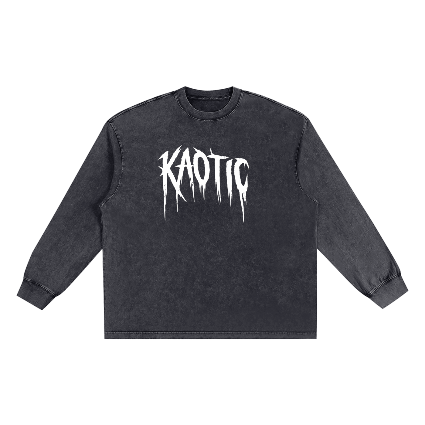 Snow Washed Frayed Edge T-Shirt