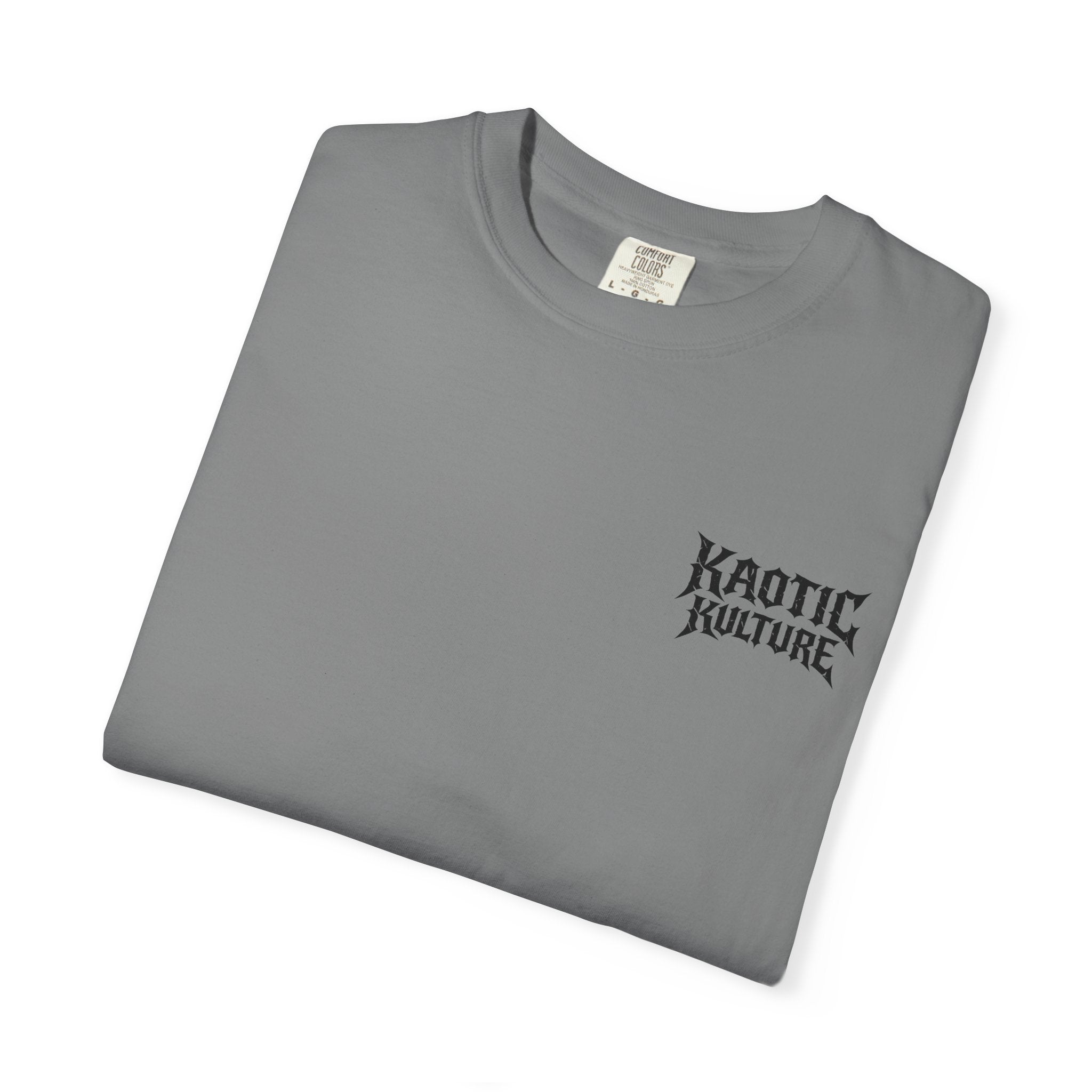 Kaotic Kulture Graphic T-Shirt — Small Chest Logo, Streetwear Tee