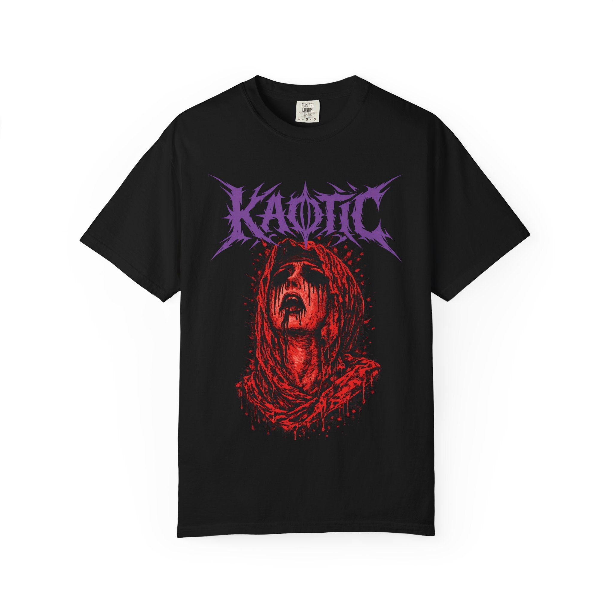 Kaotic Metal T-Shirt — Screaming Vampire Graphic Tee