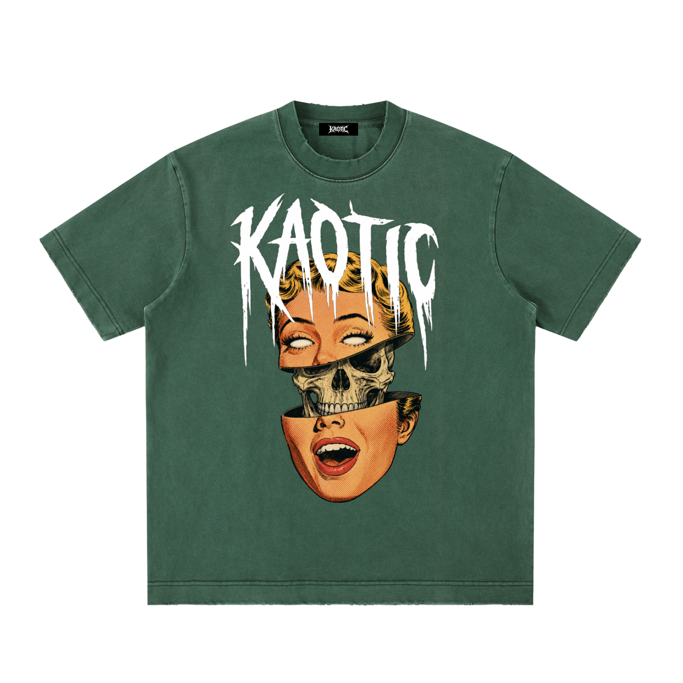 KAOTIC SKULL WOMAN T-SHIRT