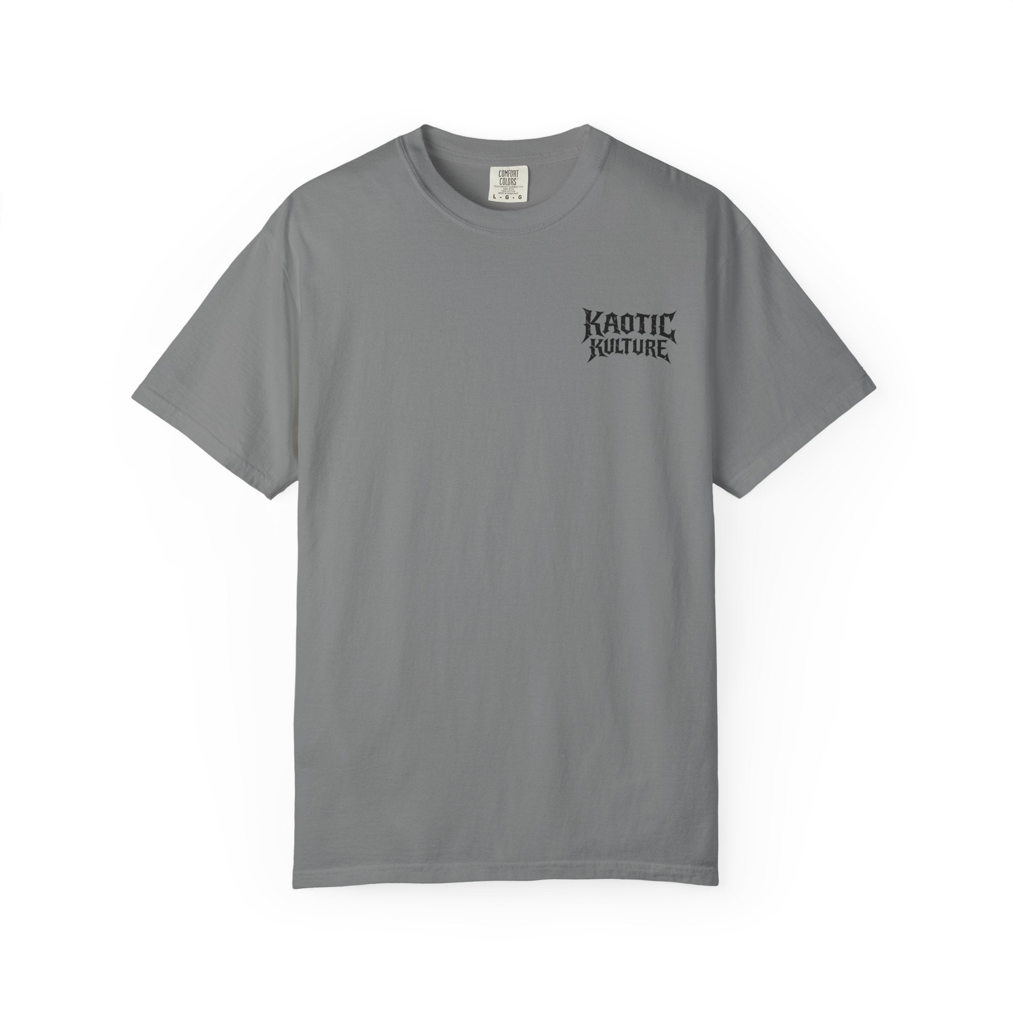 Kaotic Kulture Graphic T-Shirt — Small Chest Logo, Streetwear Tee