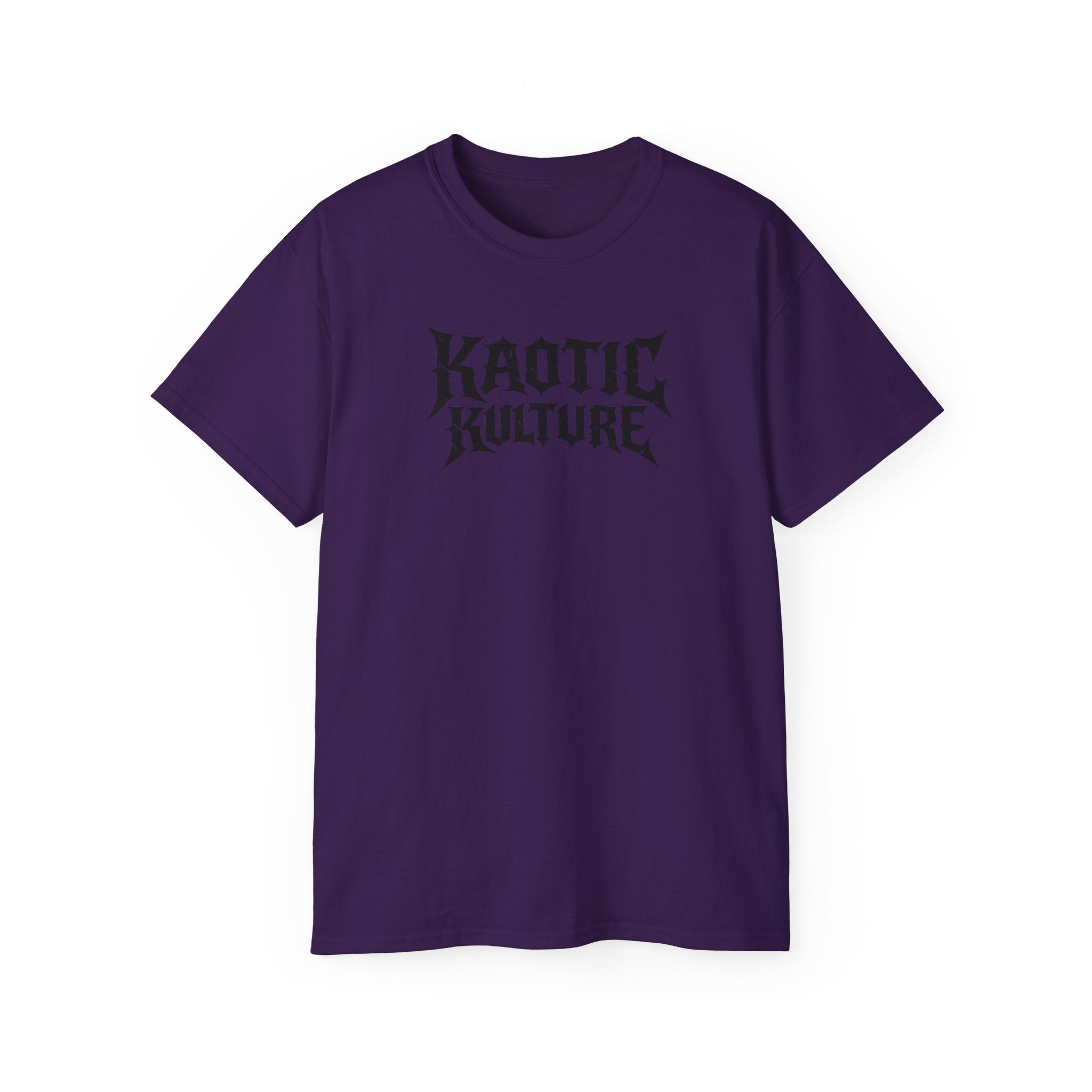 Khaotic Kulture Graphic Tee — Bold Metal-Inspired Logo Shirt