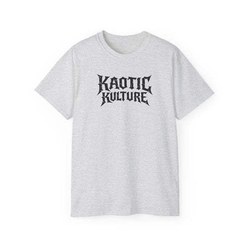 Khaotic Kulture Graphic Tee — Bold Metal-Inspired Logo Shirt