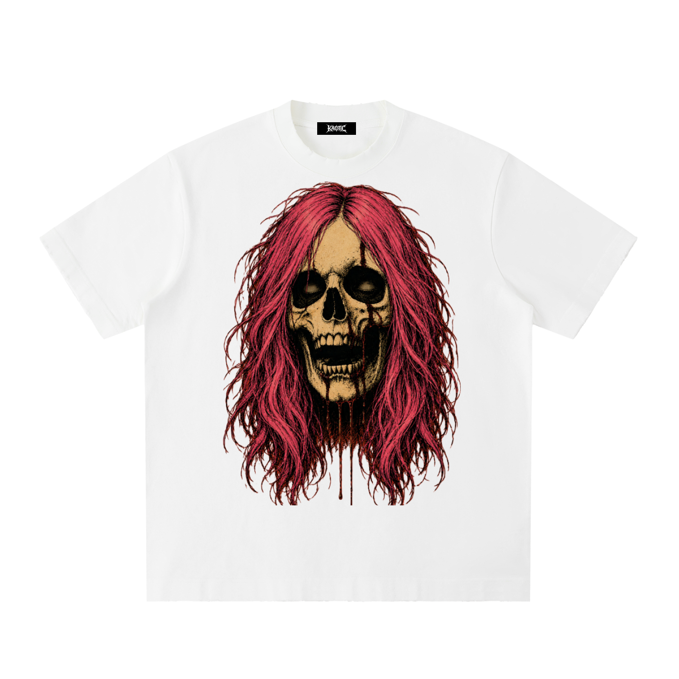 PINK HAIR SKULL