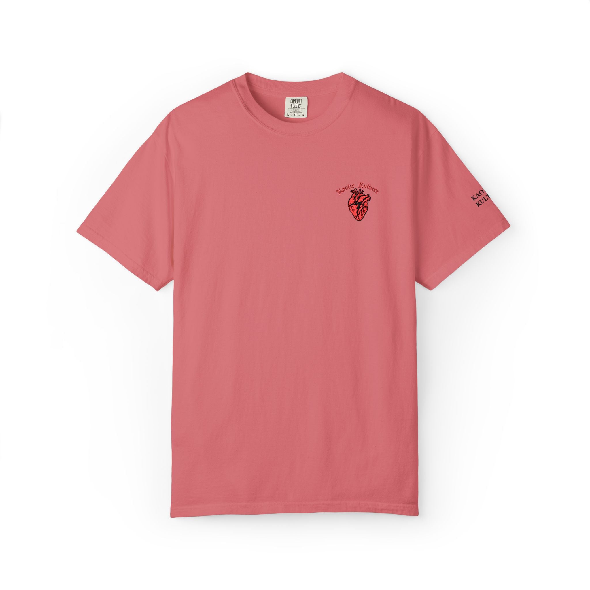Embroidered Strawberry Heart T-Shirt