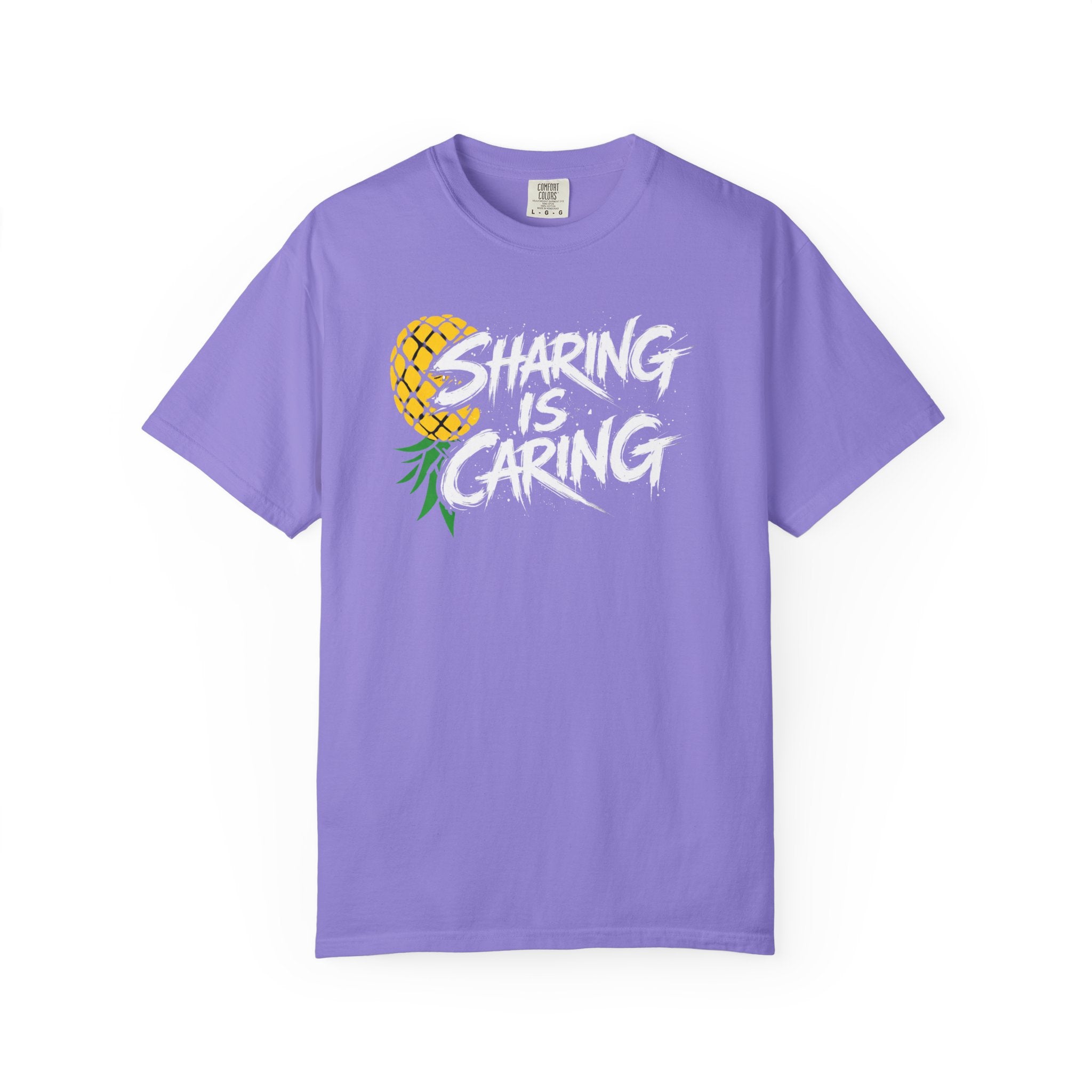 T-Shirt — "Sharing Is Caring" Pineapple Graphic Tee