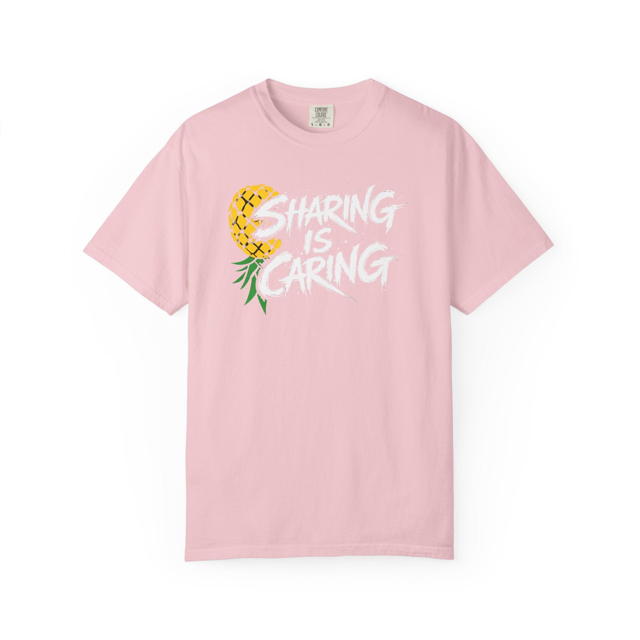 T-Shirt — "Sharing Is Caring" Pineapple Graphic Tee