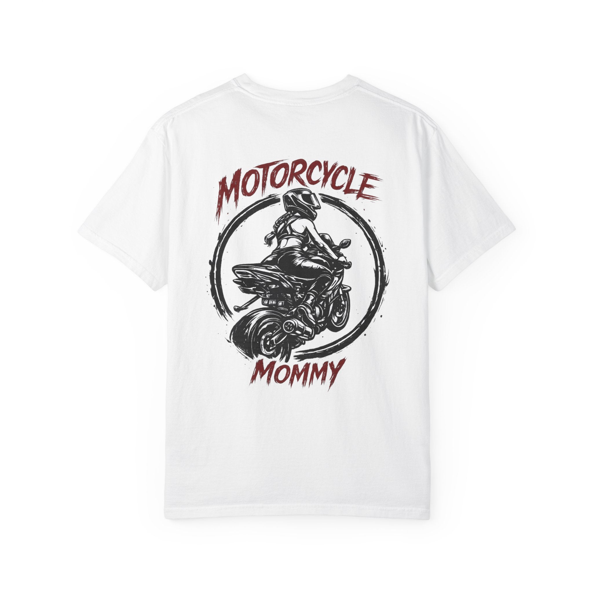 Motorcycle Mommy T-Shirt — Women Biker Mom Graphic Tee