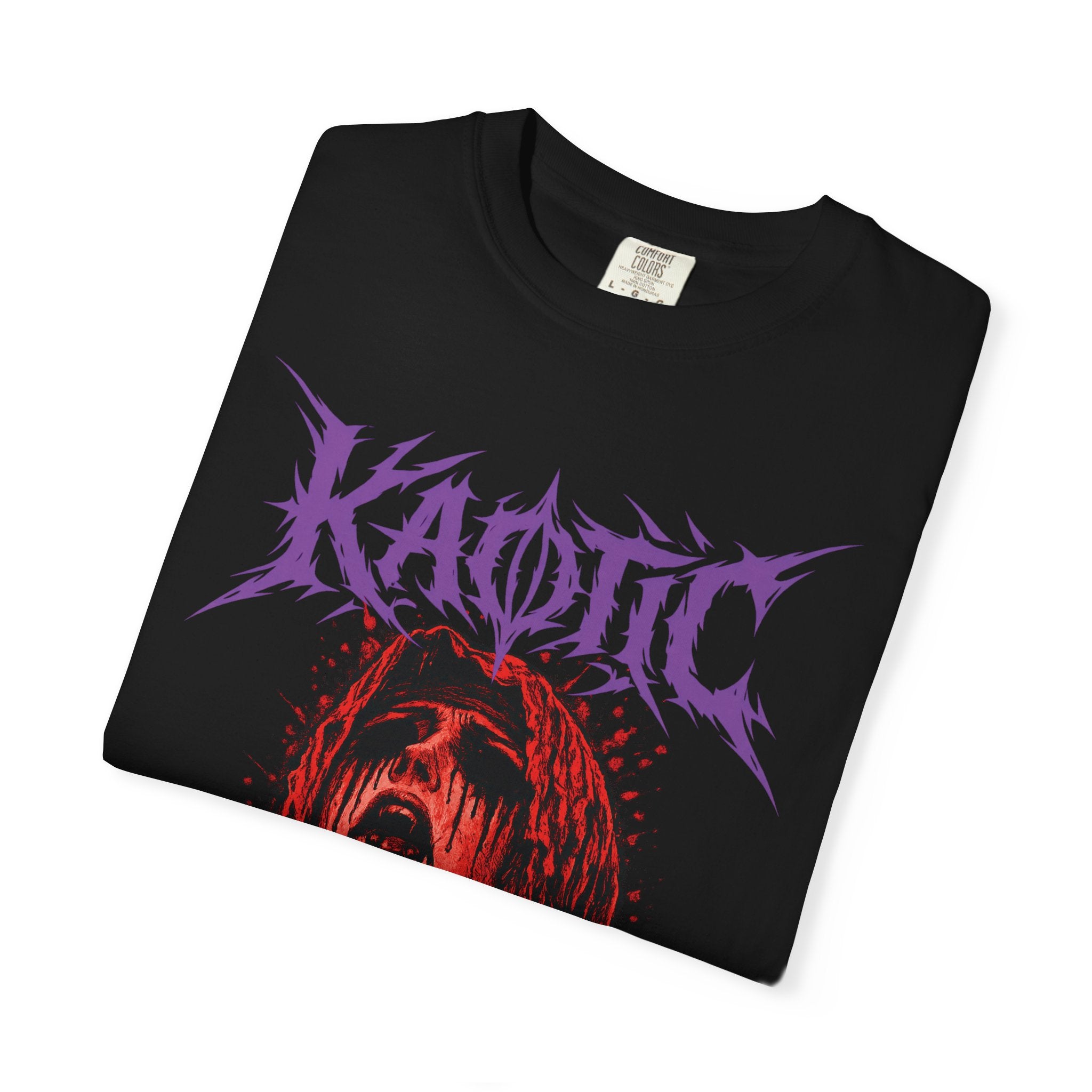 Kaotic Metal T-Shirt — Screaming Vampire Graphic Tee