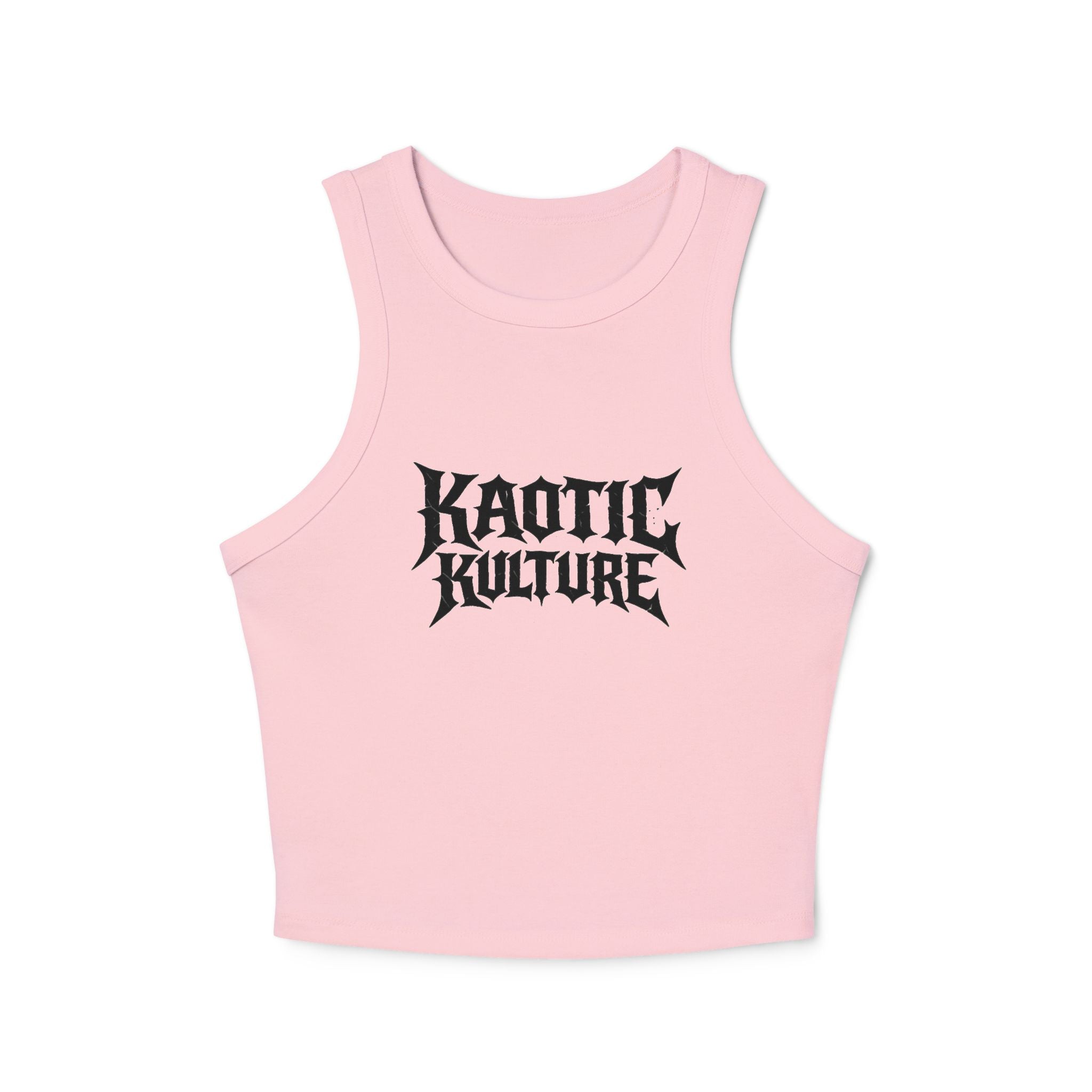 Tank Top — 'Kactic Kulture' Gothic Logo Crop