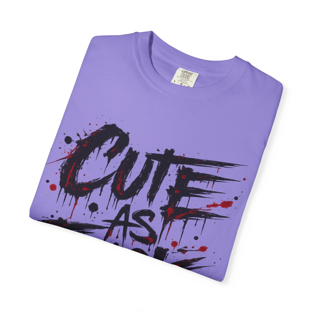 Cute as F*** Graphic T-Shirt — Edgy Drip Script Tee