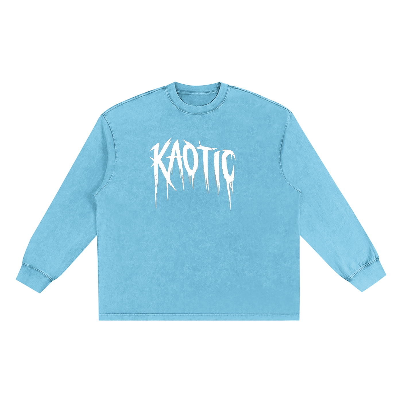 Snow Washed Frayed Edge T-Shirt