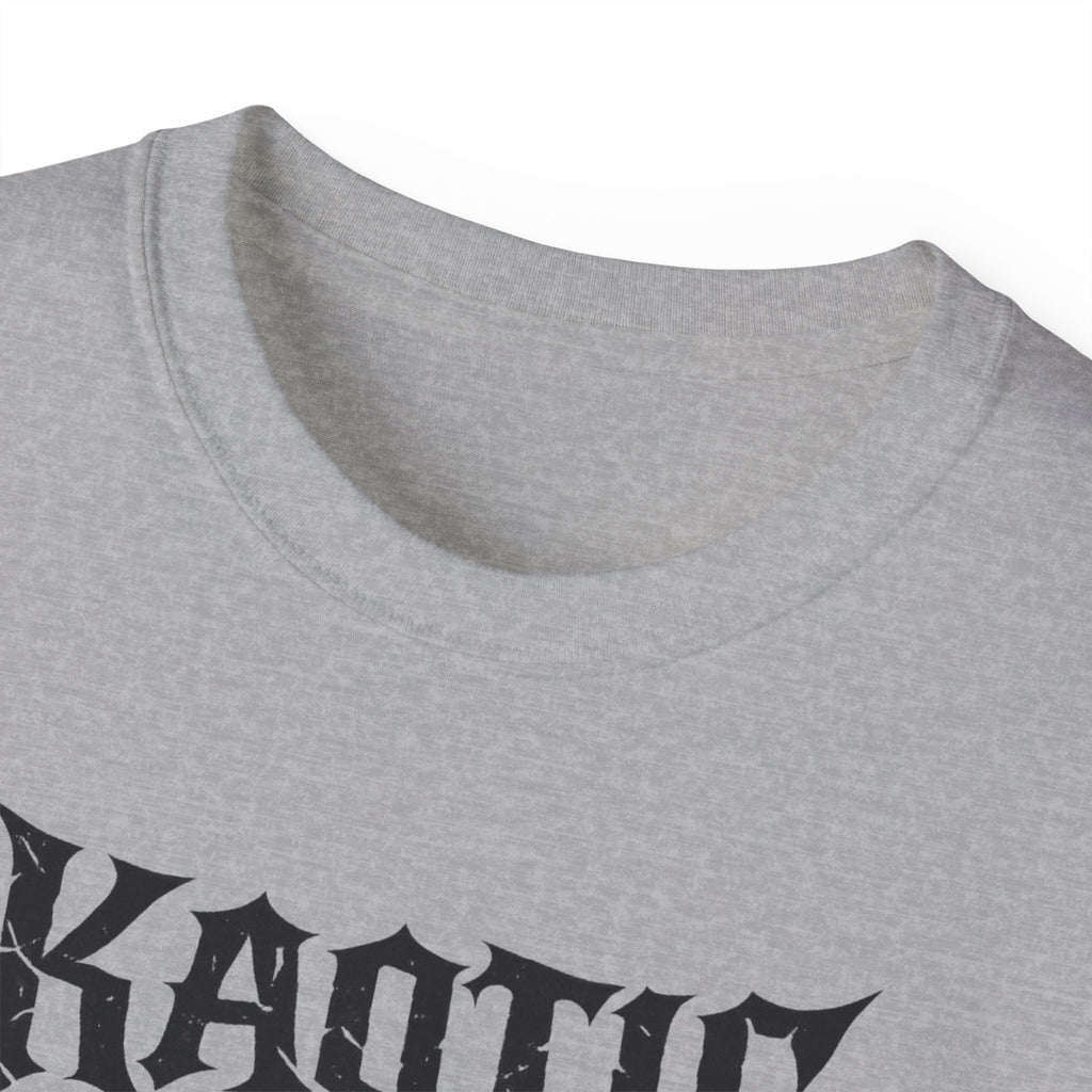 Khaotic Kulture Graphic Tee — Bold Metal-Inspired Logo Shirt
