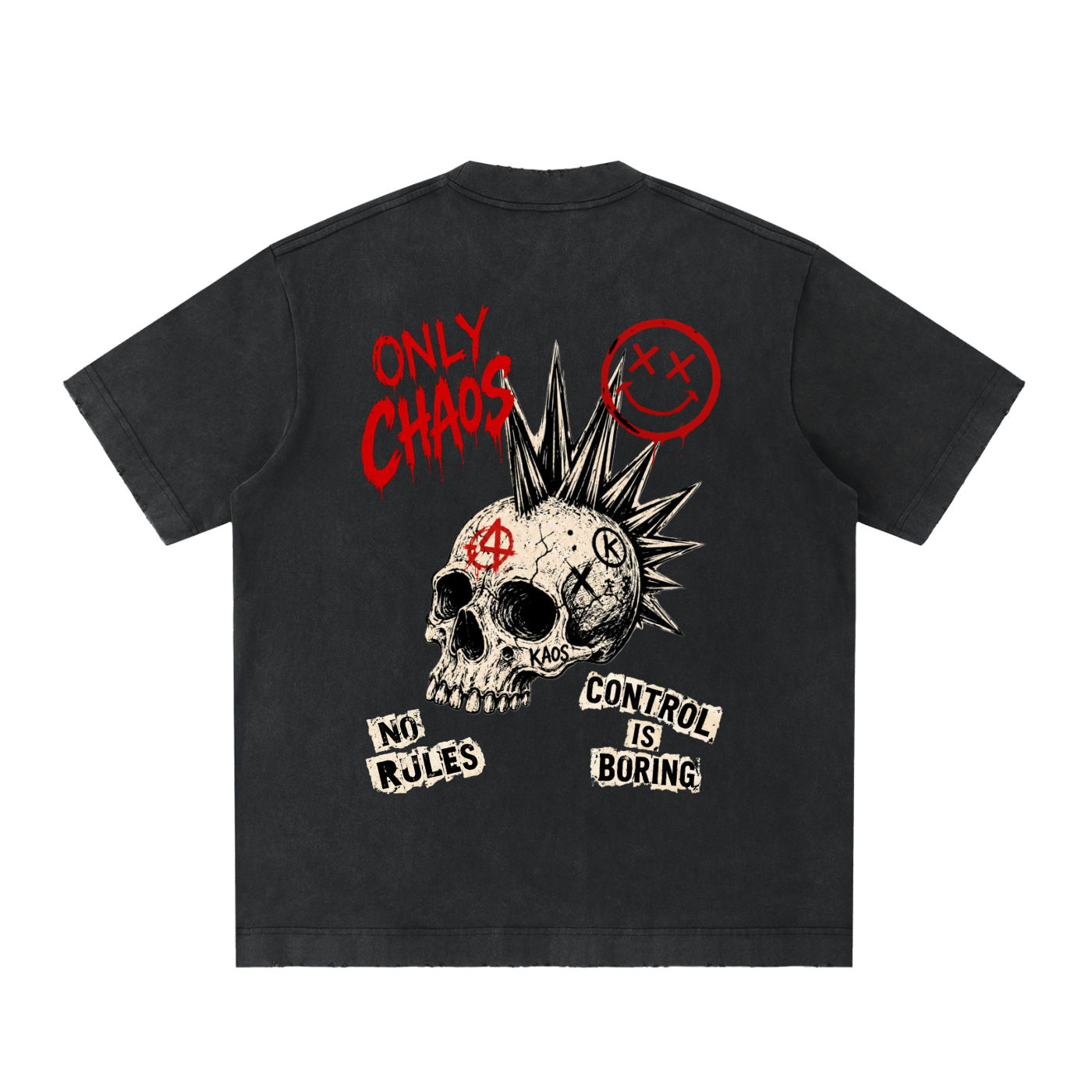 KAOTIC REBEL TEE (WITH BACK DESIGN)