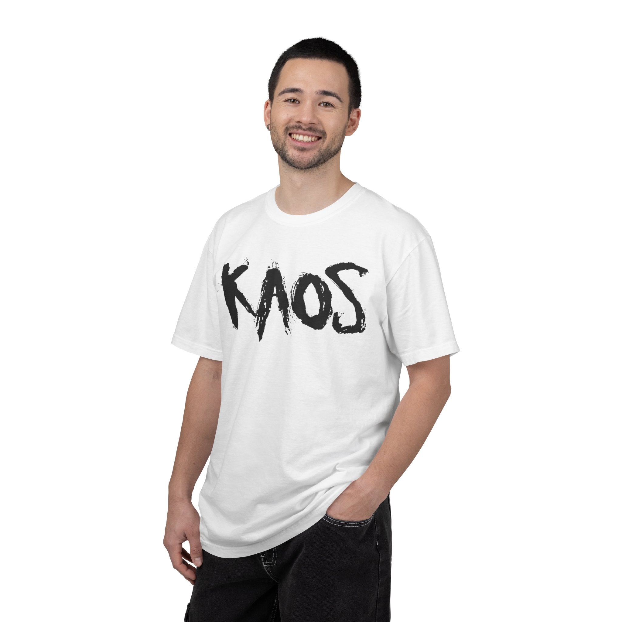 KAOS Graphic T‑Shirt — Bold Brushstroke Streetwear Tee