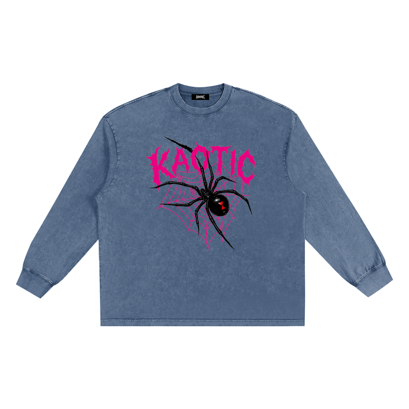 Snow Washed Frayed Edge T-Shirt