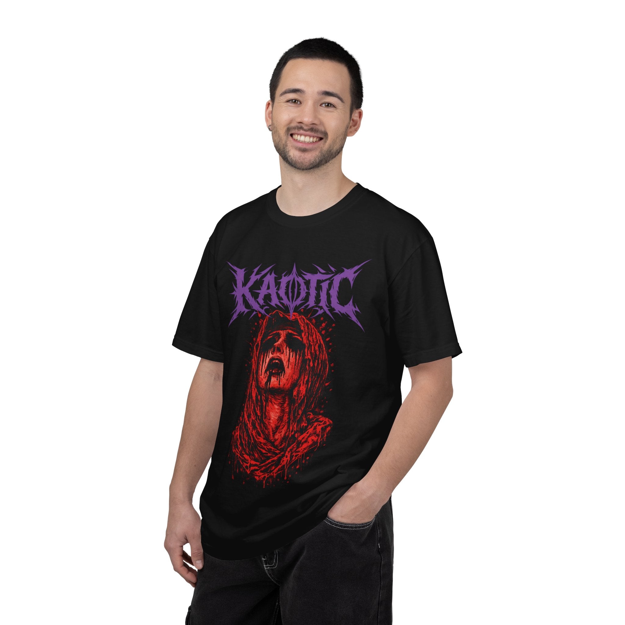 Kaotic Metal T-Shirt — Screaming Vampire Graphic Tee