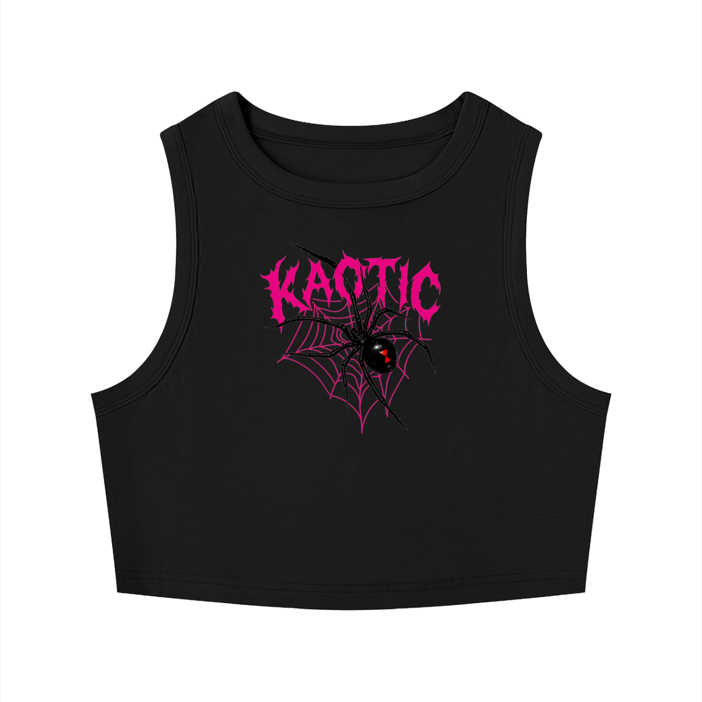 KAOTIC SPIDER CROP TANK TOP